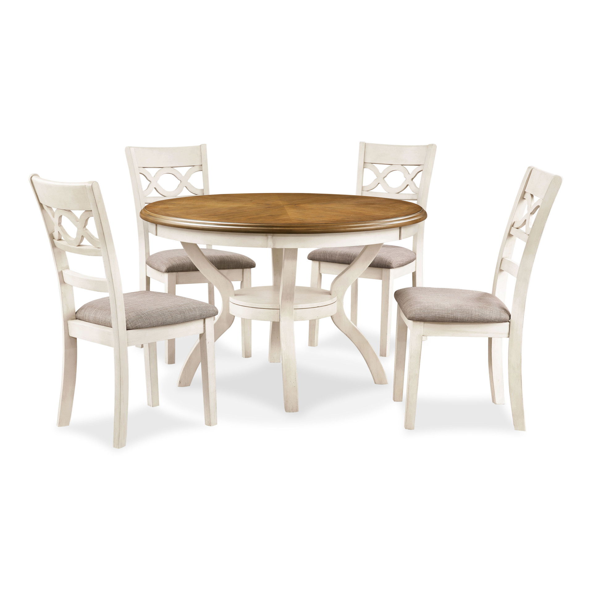 Cori - 5 Piece Dining Set - Bisque / Brown