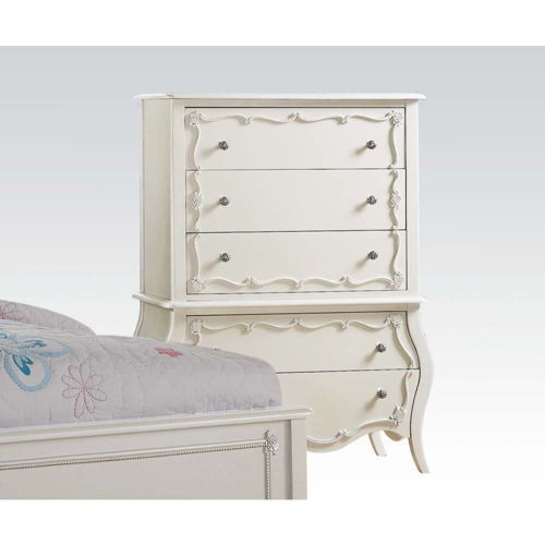 Edalene - Chest - Pearl White, white