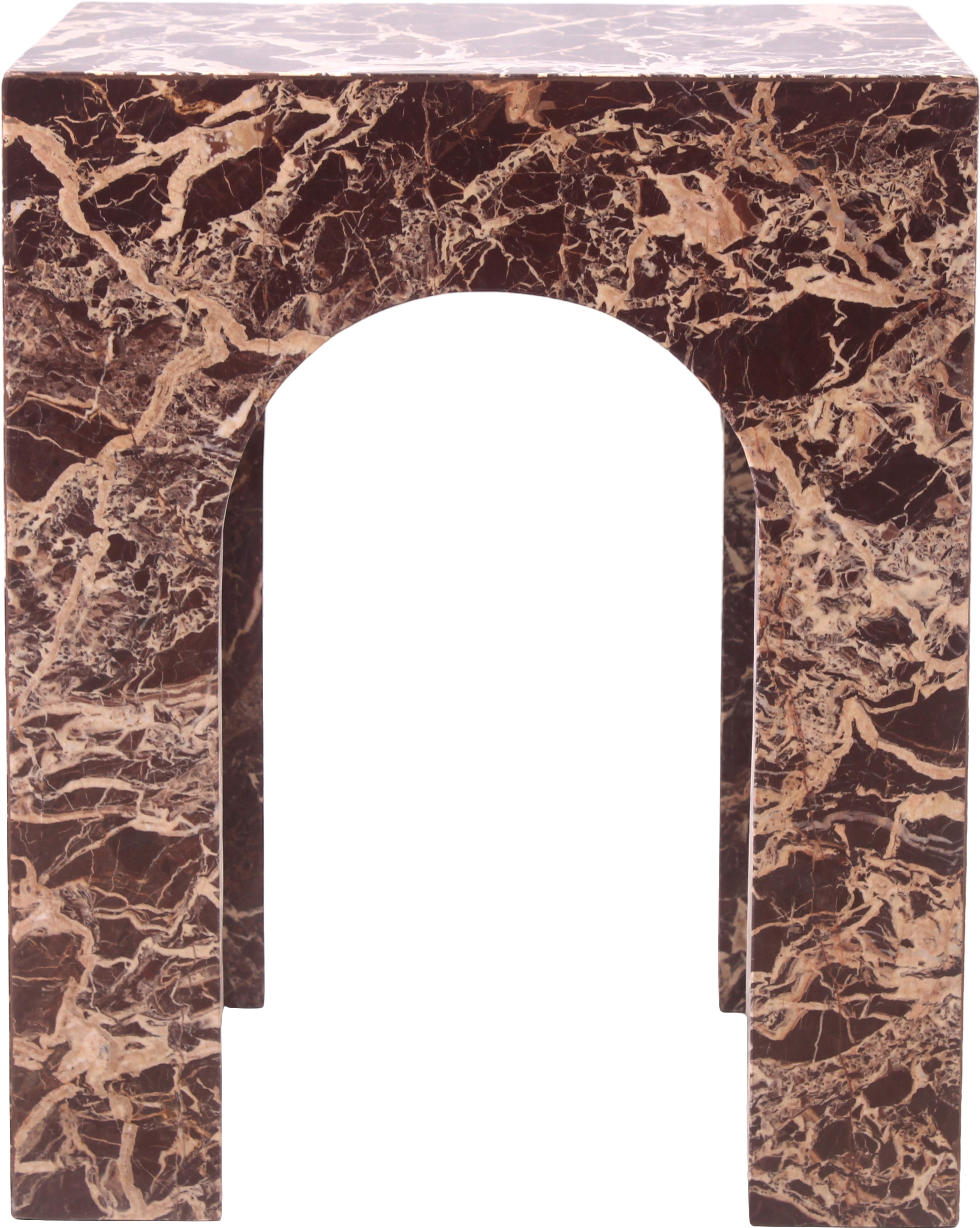 Palermo - Marble End Table - Cherry