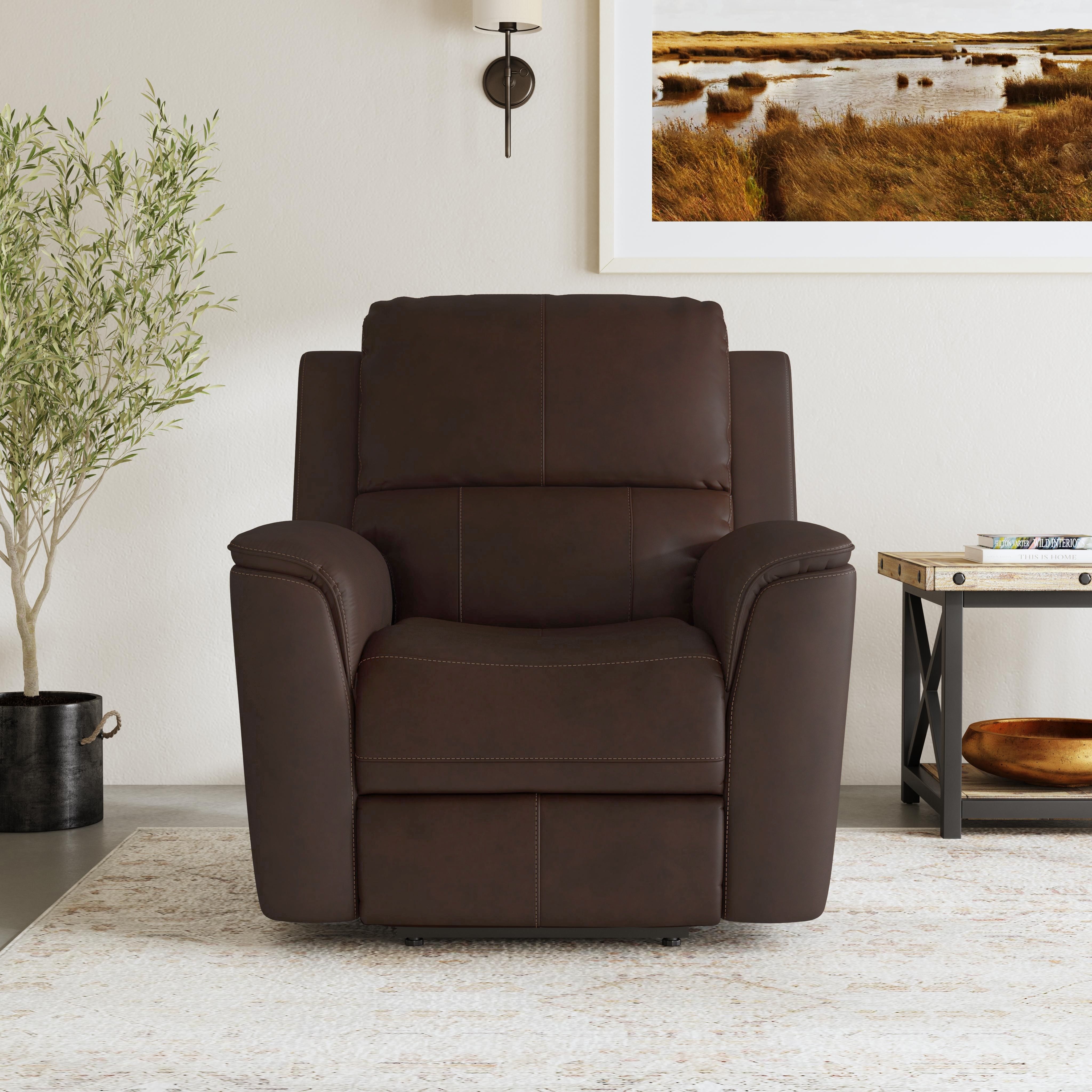 Henry - Power Recliner With Power Headrest & Lumbar - Burnt Umber Image
