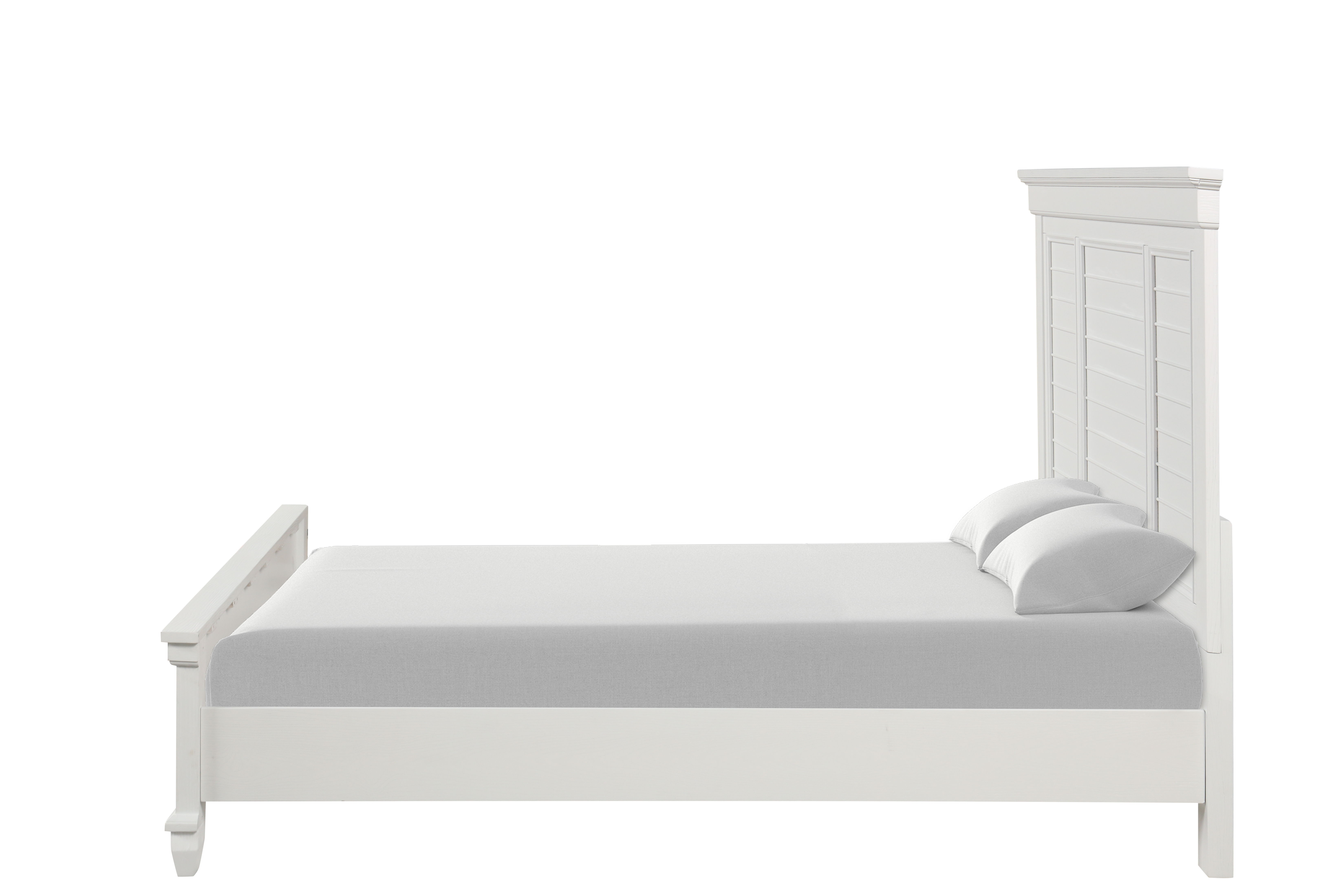 Jamestown - 6/6 King Bed - White