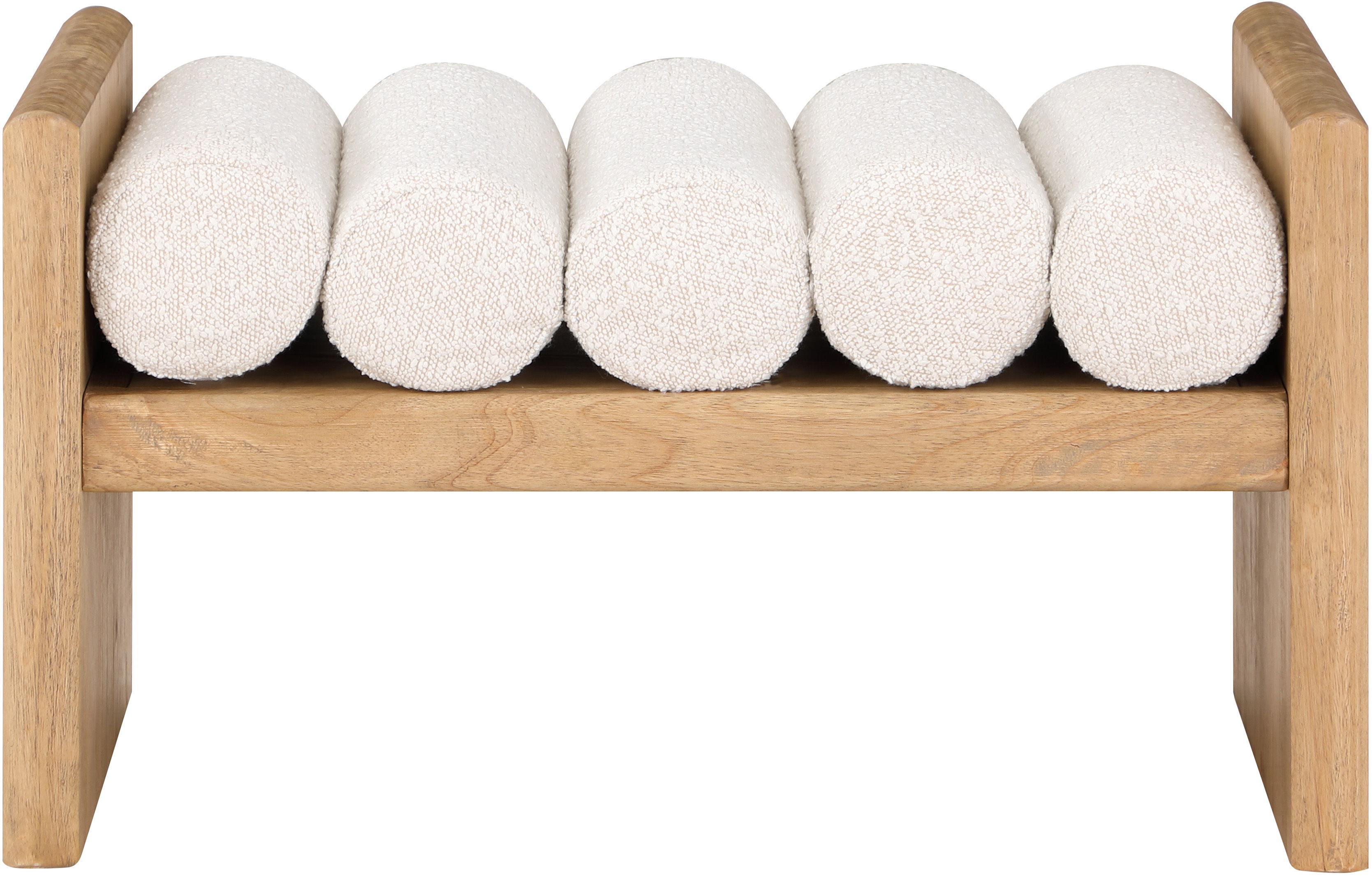 Waverly - Fabric Bench - Cream