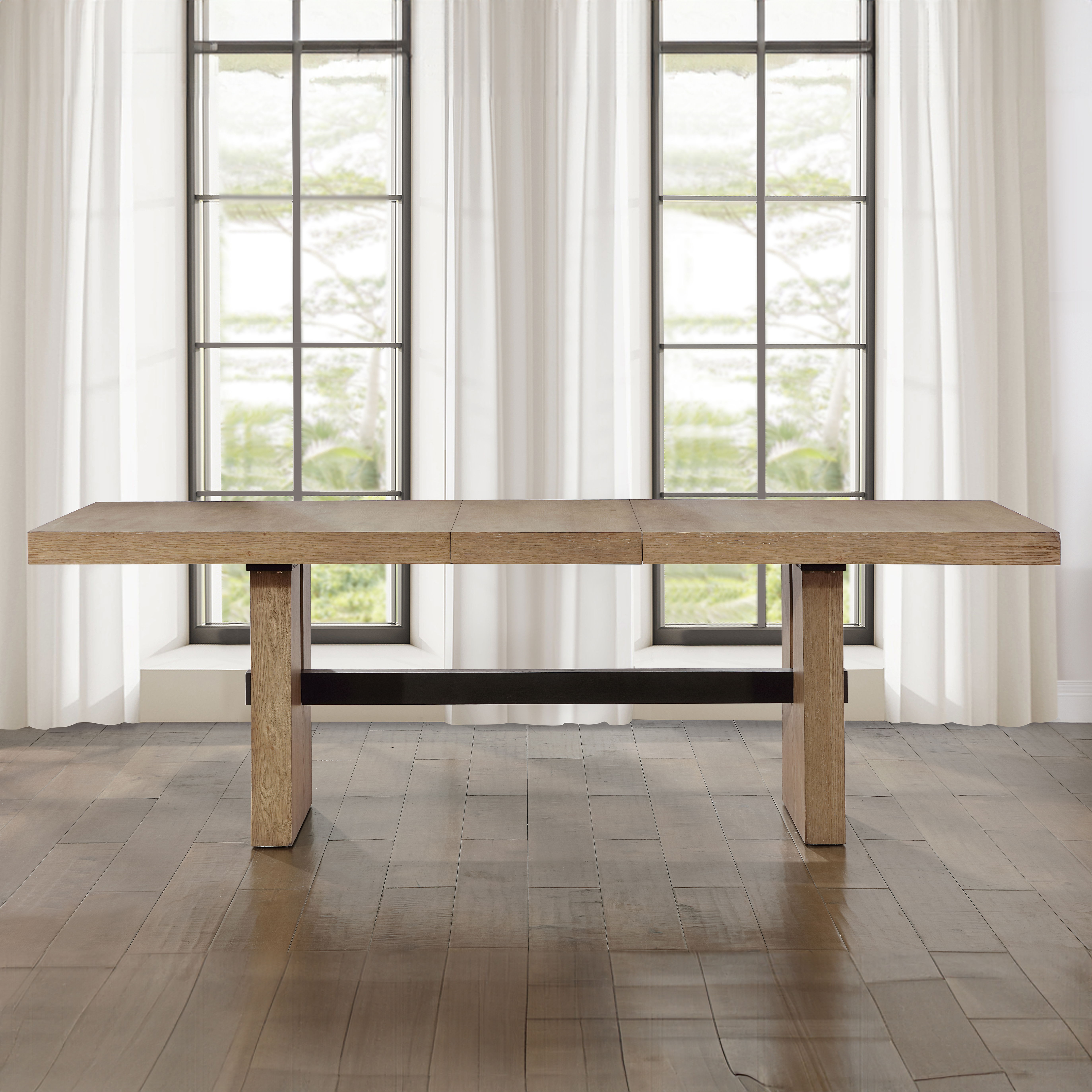 Aubrey - Dining Table With 18" Leaf - Brown