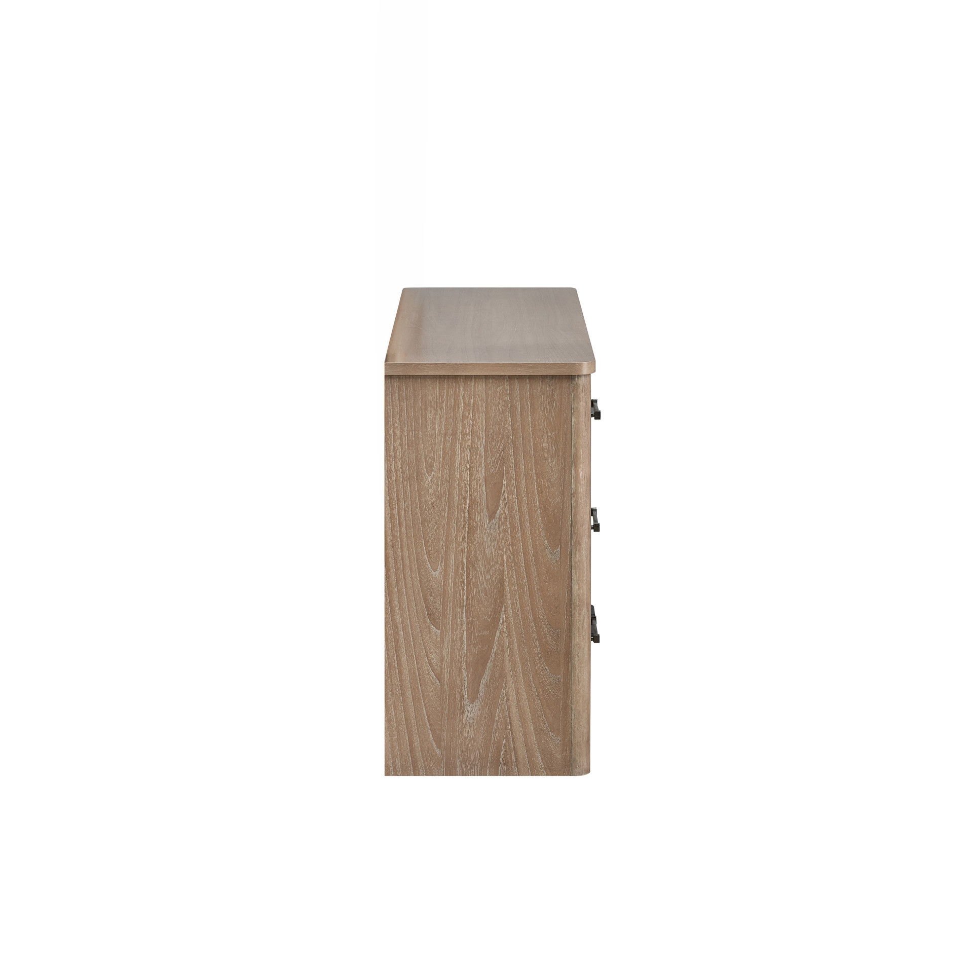 Anika - 6 Drawer Dresser - Natural / Brown, light brown, view 4