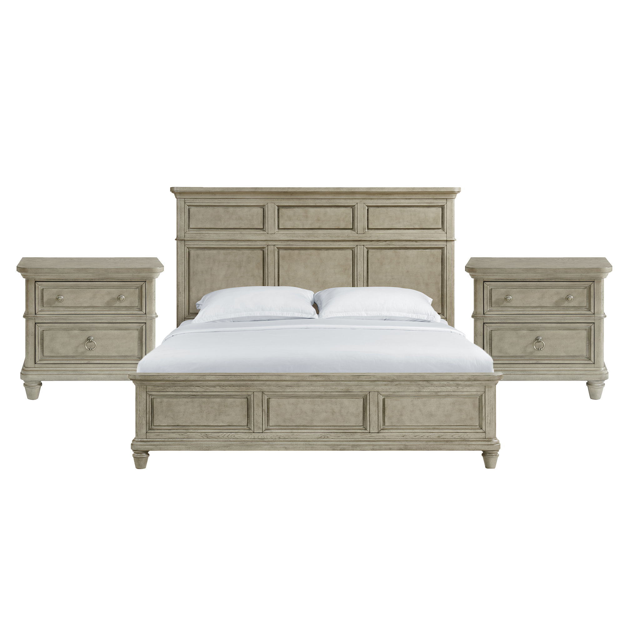 King · 3 Pc · Bedroom Set