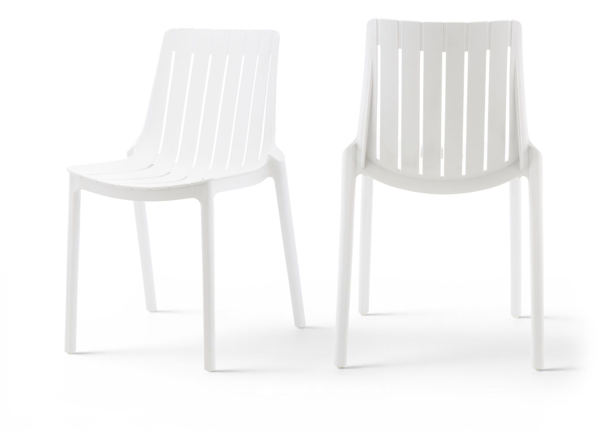 Marilla - Polypropylene Outdoor Patio Dining Chair (Set of 4) - White