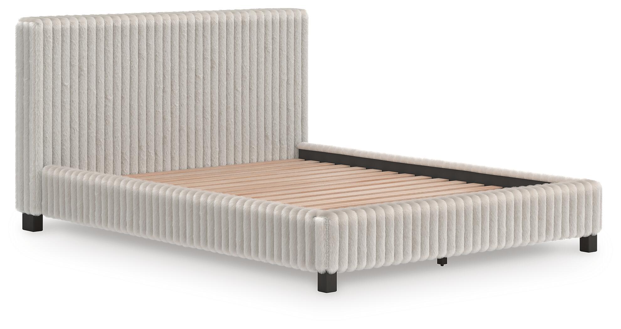Zuraleus - Queen Upholstered Bed - White