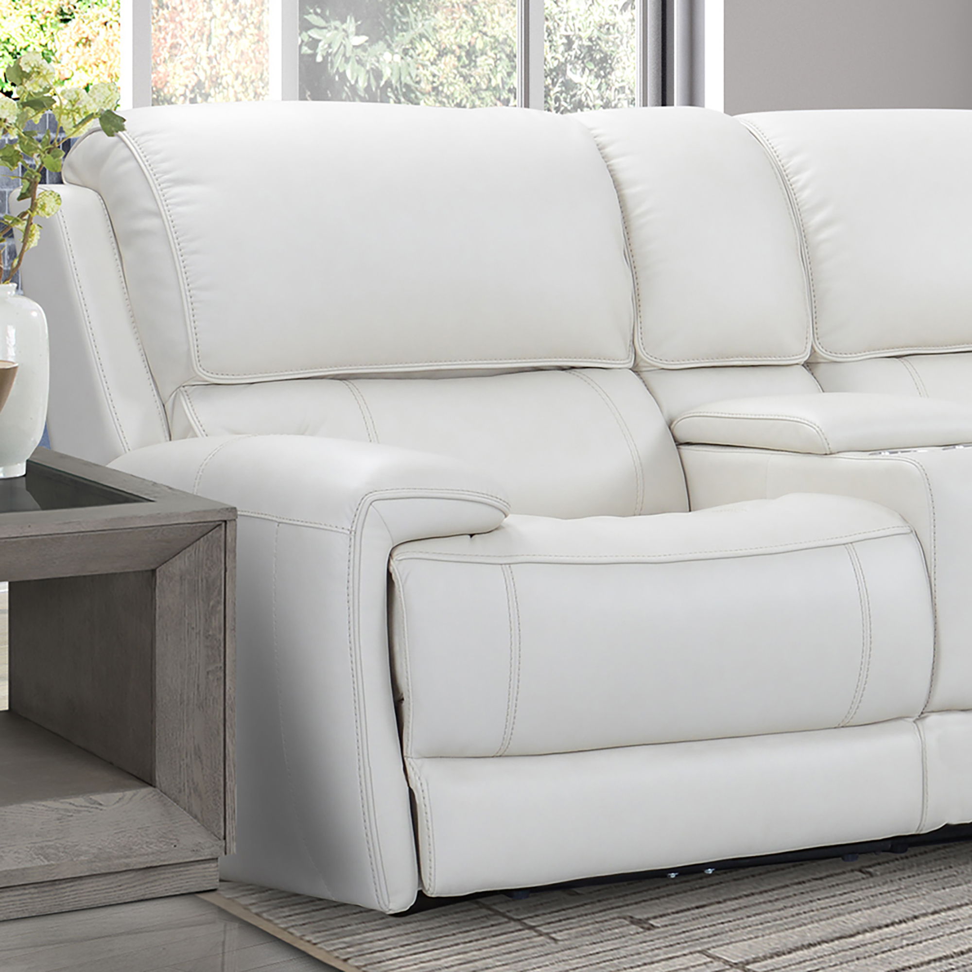 Parker House Empire - Power Left Arm Facing Recliner - Verona Ivory