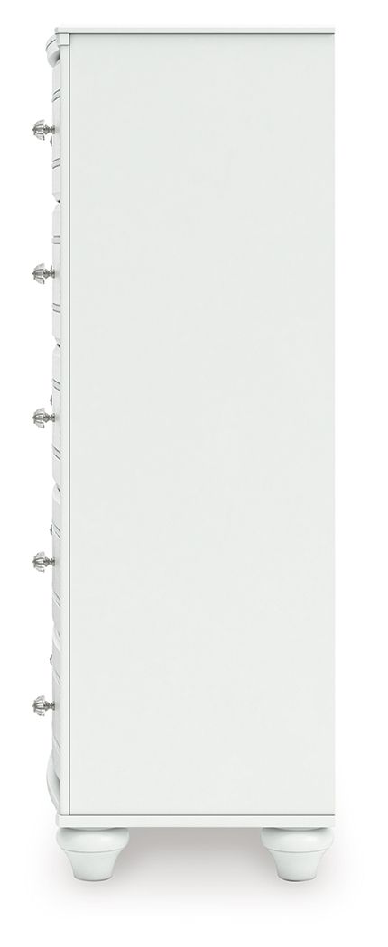 Ashley Furniture Kozlani - Five Drawer Chest - White - Image 8