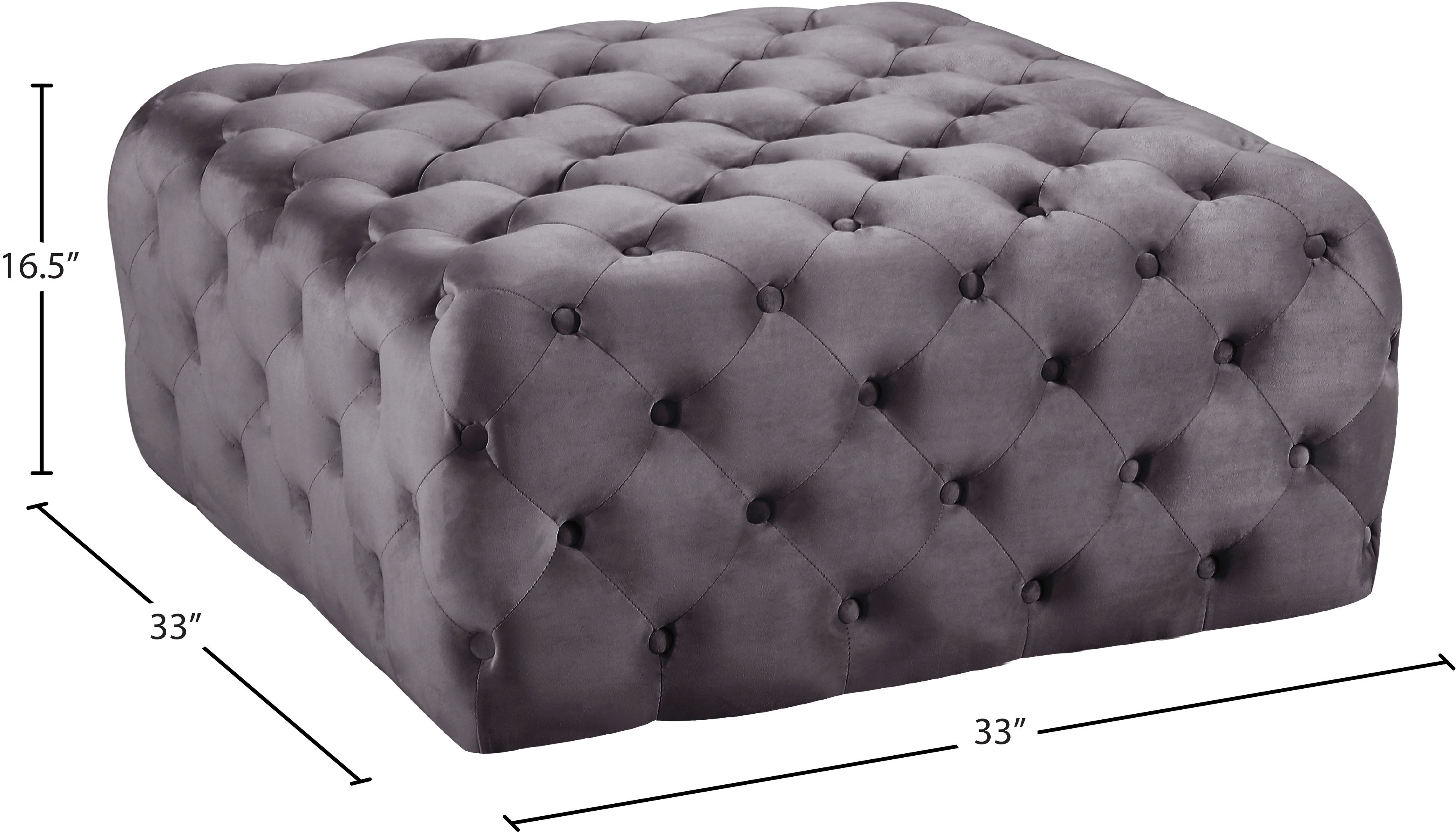 Ariel - Ottoman / Bench - Gray