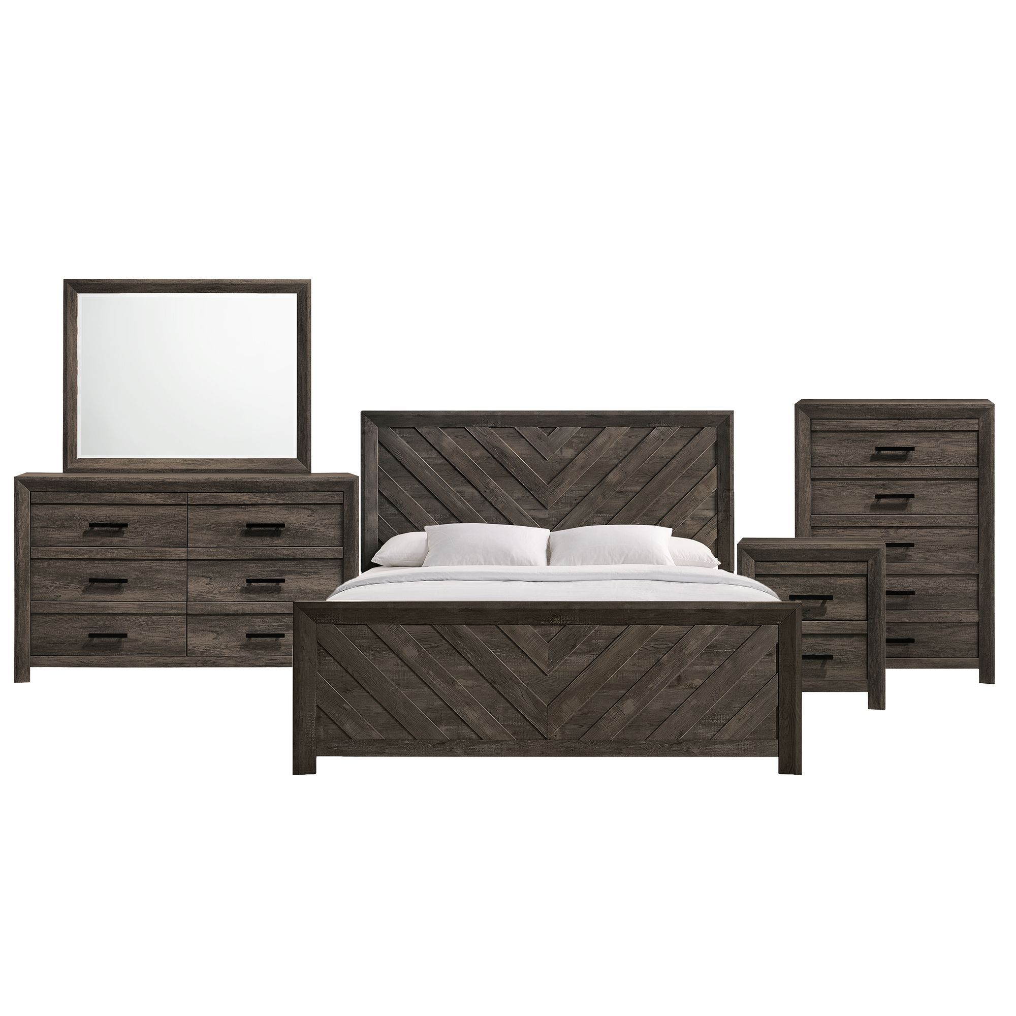 King · 5 Pc · Bedroom Set