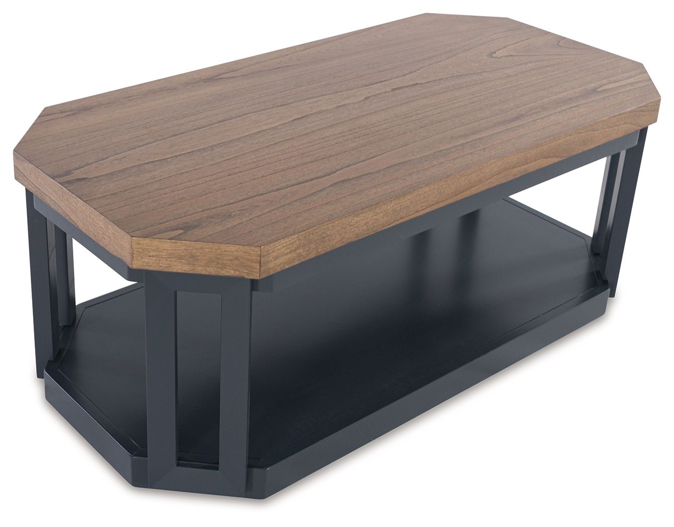 Ashley Furniture Landocken - Occasional Table Set (Set of 3) - Brown / Blue - Image 6