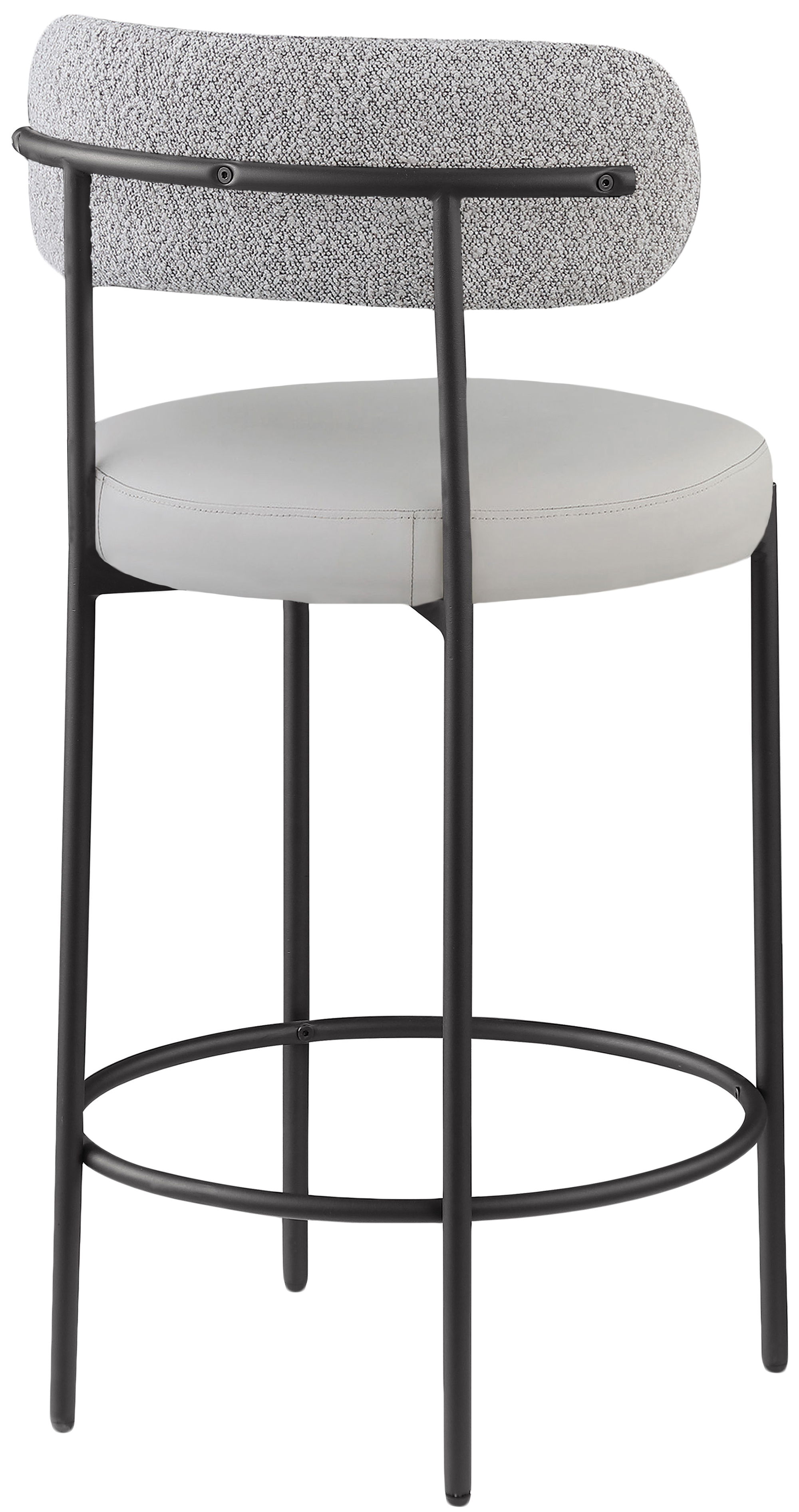 Beacon - Faux Leather Stool (Set of 2) - Taupe