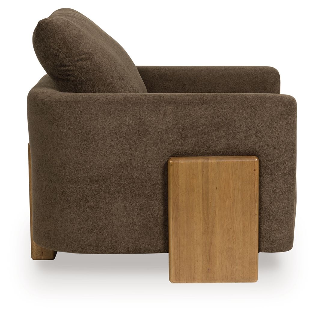 Ashley Furniture Dairlett - Accent Chair - Brown - Image 4