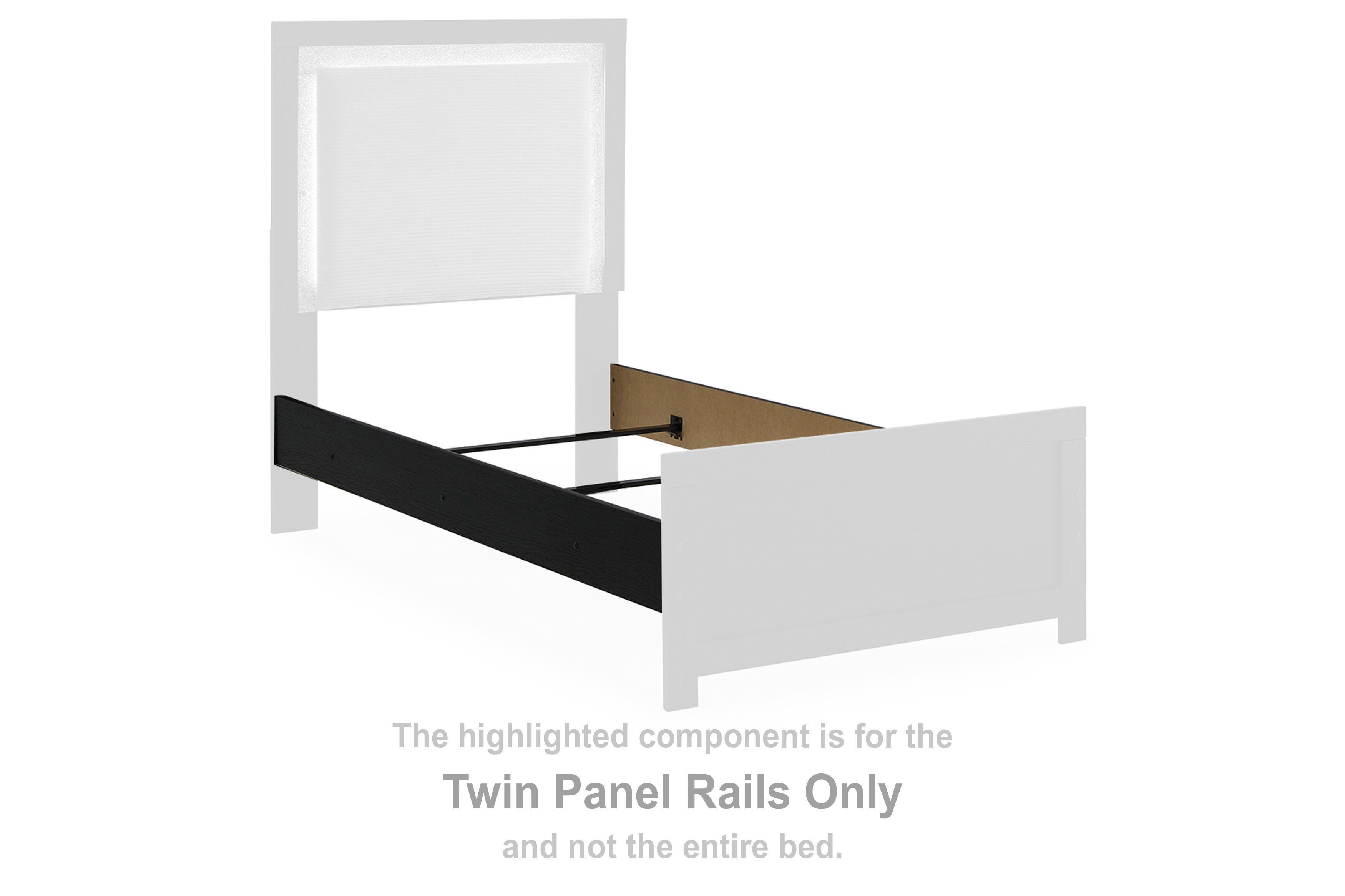 Maeling – Twin Panel Rails – Black