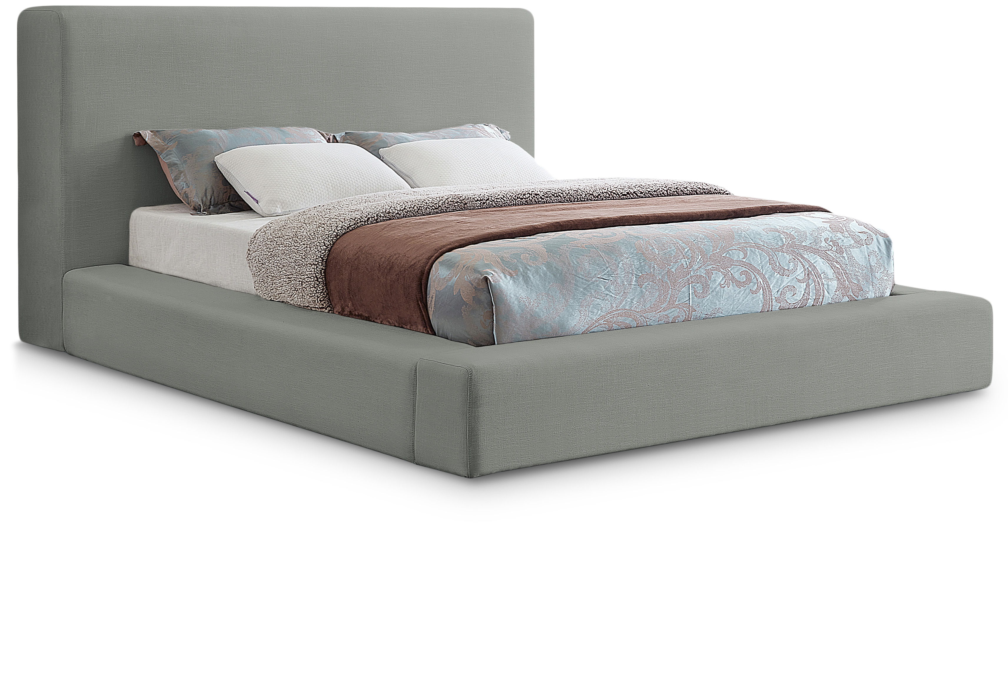 Devin - Queen Bed - Gray