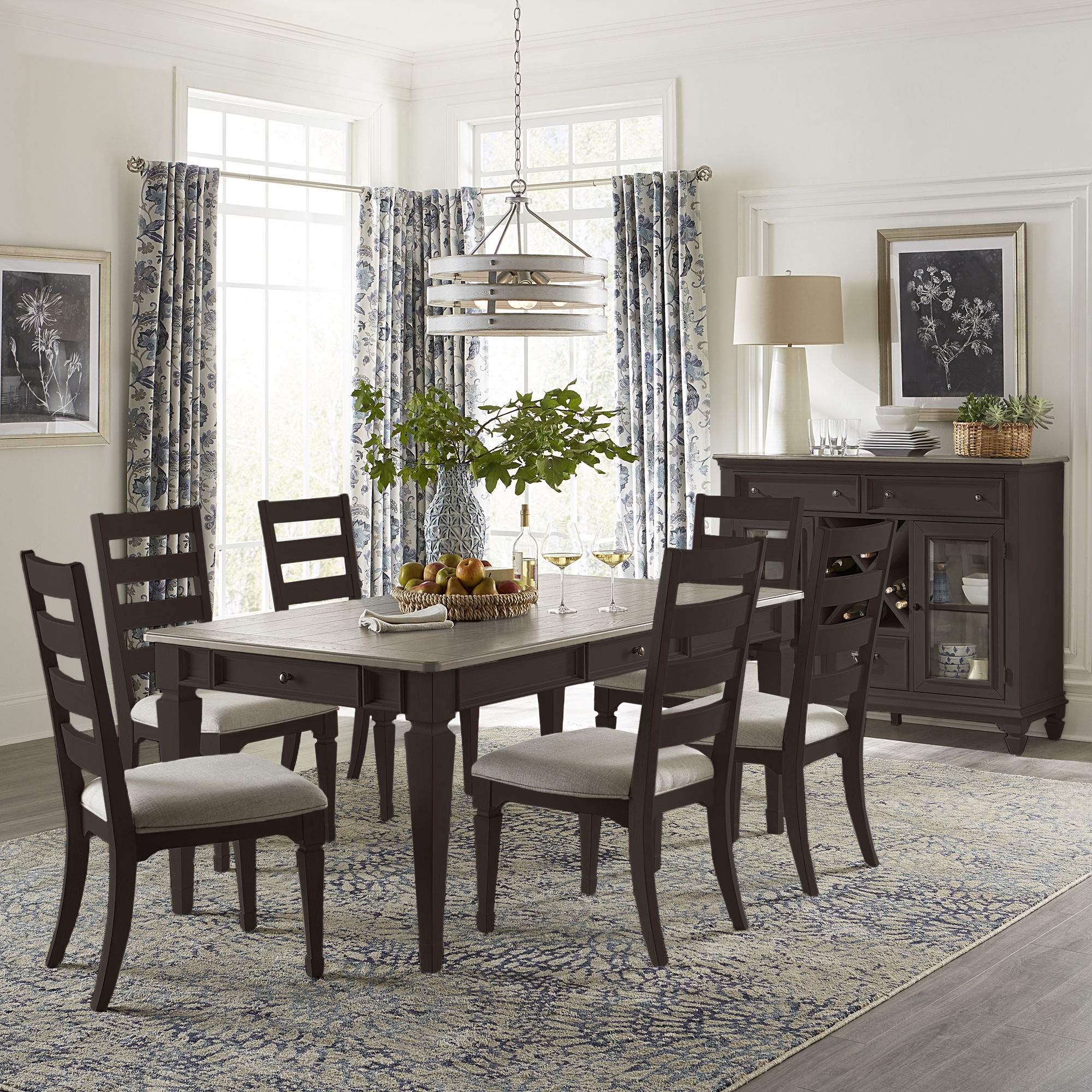 Liberty Furniture Allyson Park - Optional 7 Piece Rectangular Table Set - Dark Brown