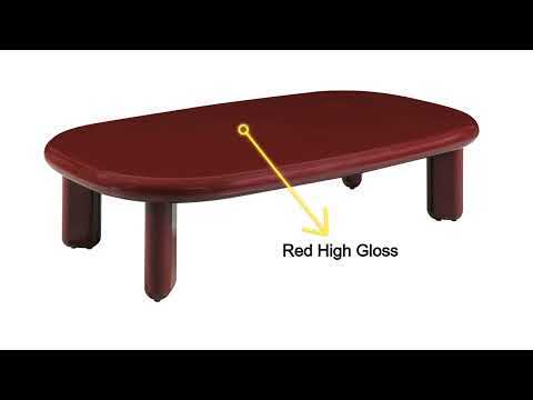 Eddie - End Table - Red High Gloss, dark red, view 5