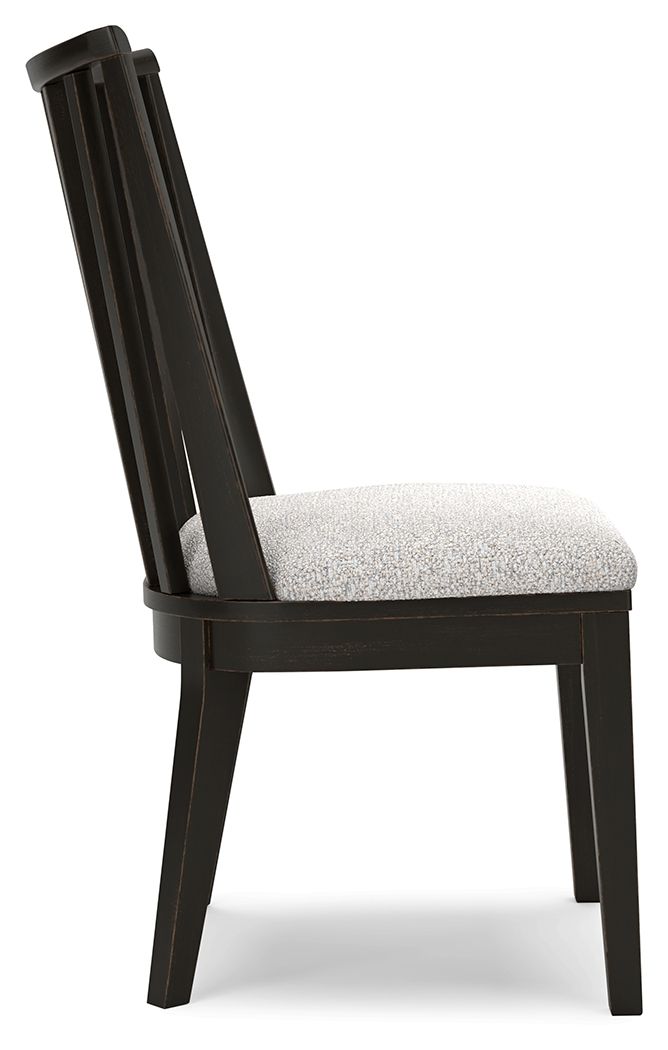 Ashley Furniture Galliden - Dining Upholstered Side Chair (Set of 2) - Black - Image 8