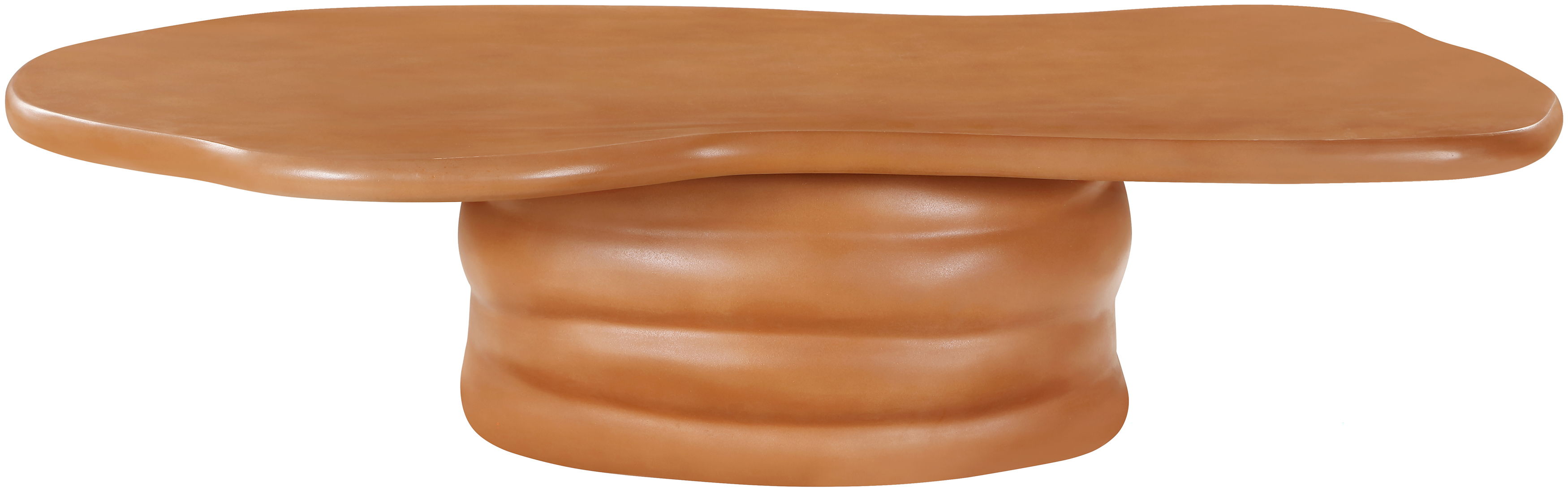 Branna - Concrete Coffee Table - Terracotta