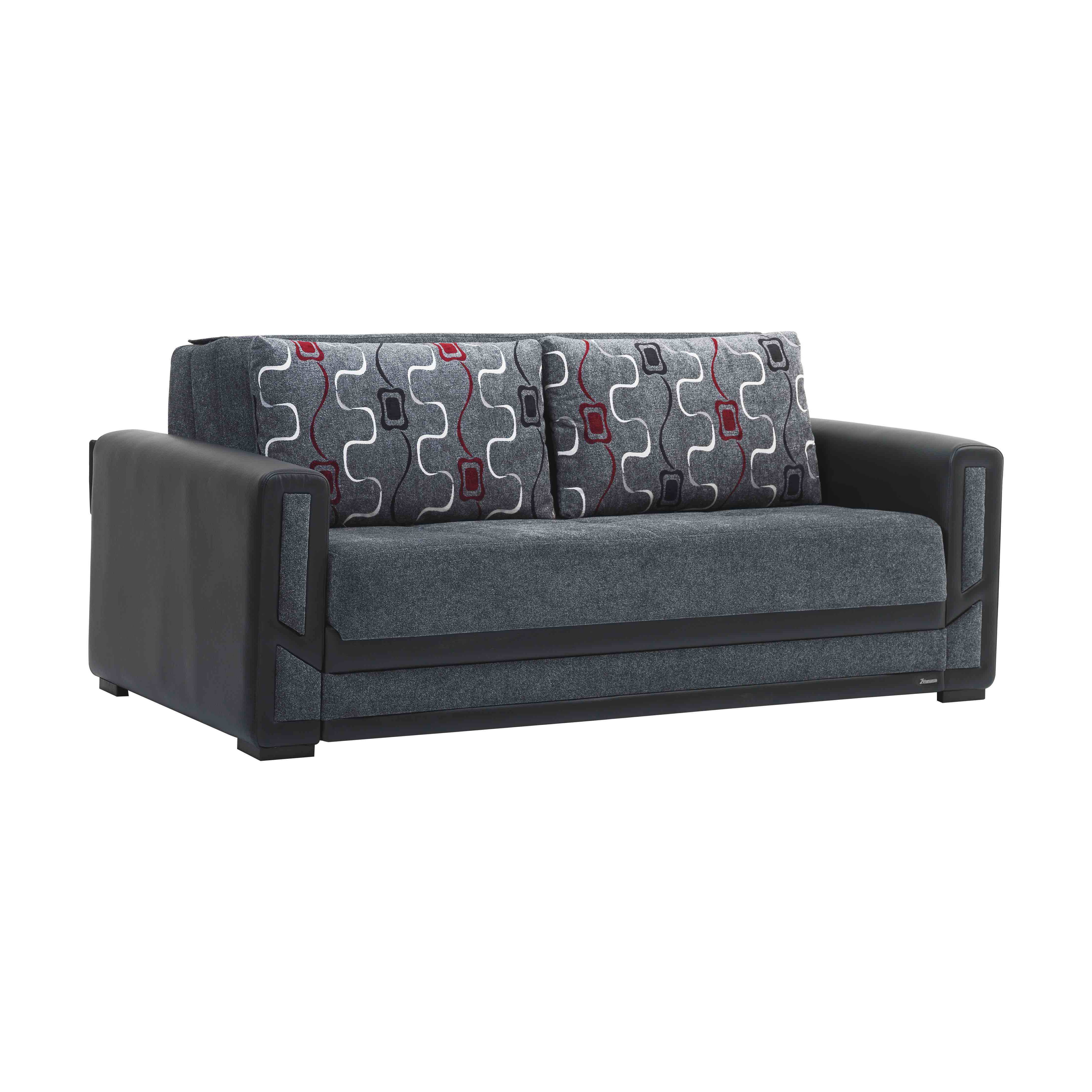 Ottomanson Mondomax Convertible Sofa Bed With Storage Gray New Lots Furniture Online Store