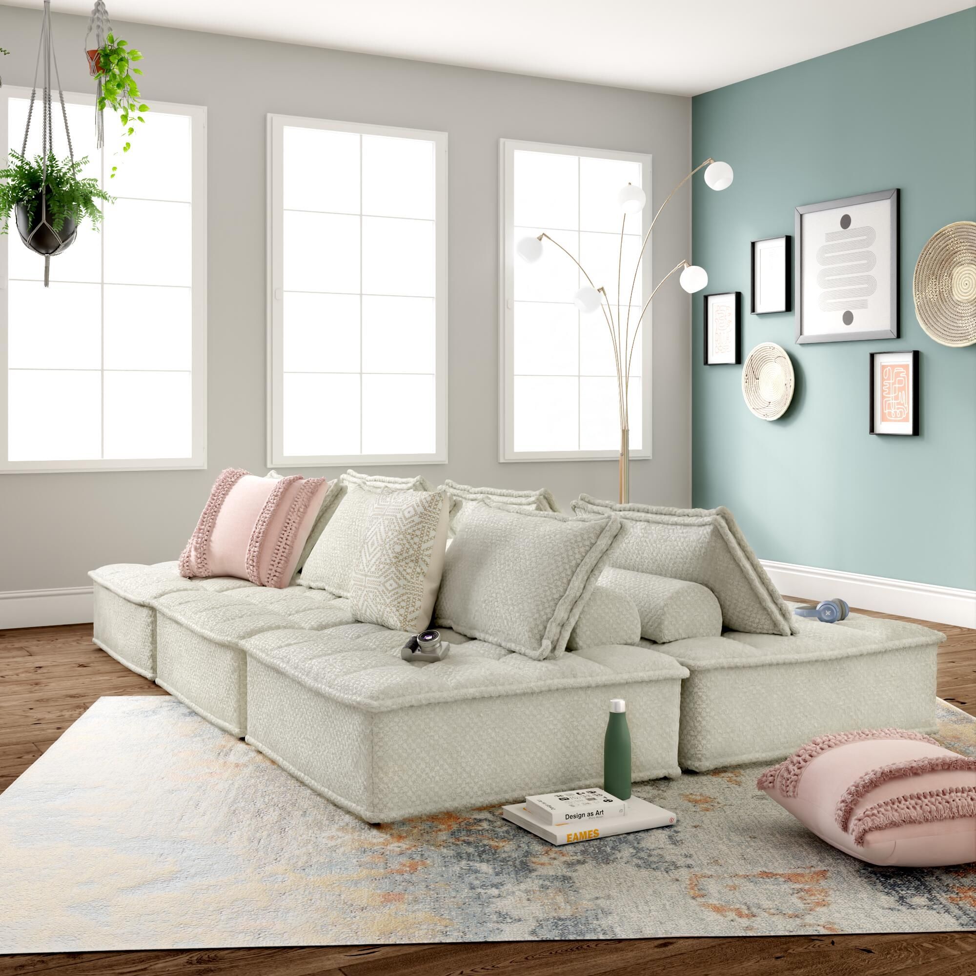 Ashley Furniture Bales - 6-Piece Modular Seating - Taupe - Image 12