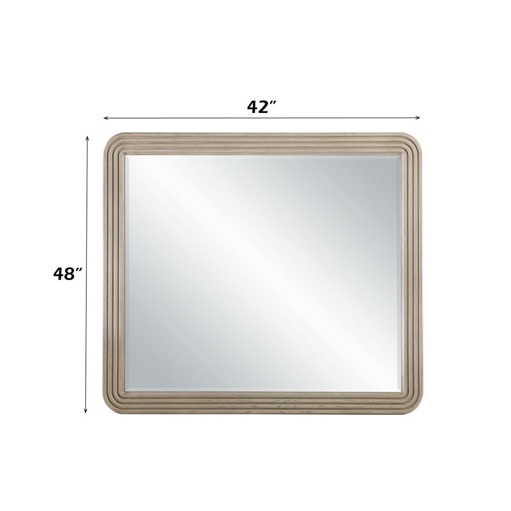 Leanna - Mirror - Light Oak, light brown, view 4