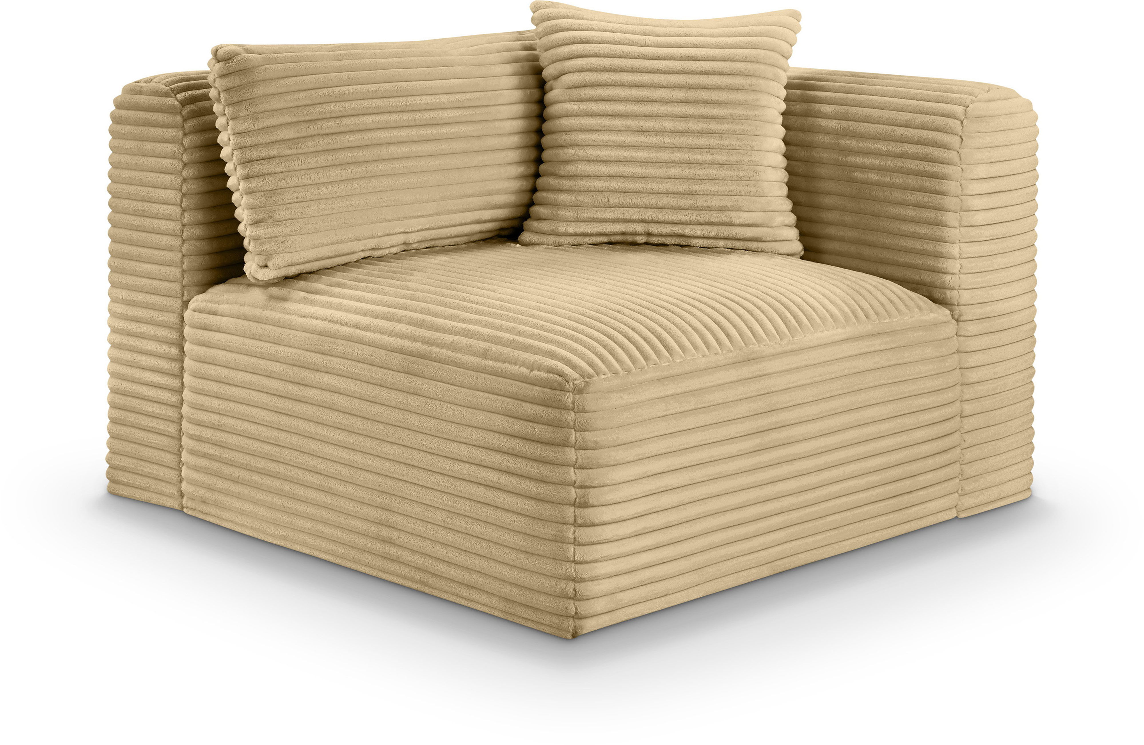 Shaggy - Corner Chair - Camel