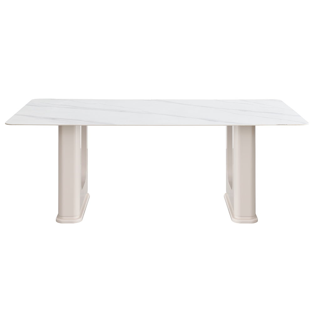 Kalam - Dining Table - Ceramic Top & Beige, beige, view 7
