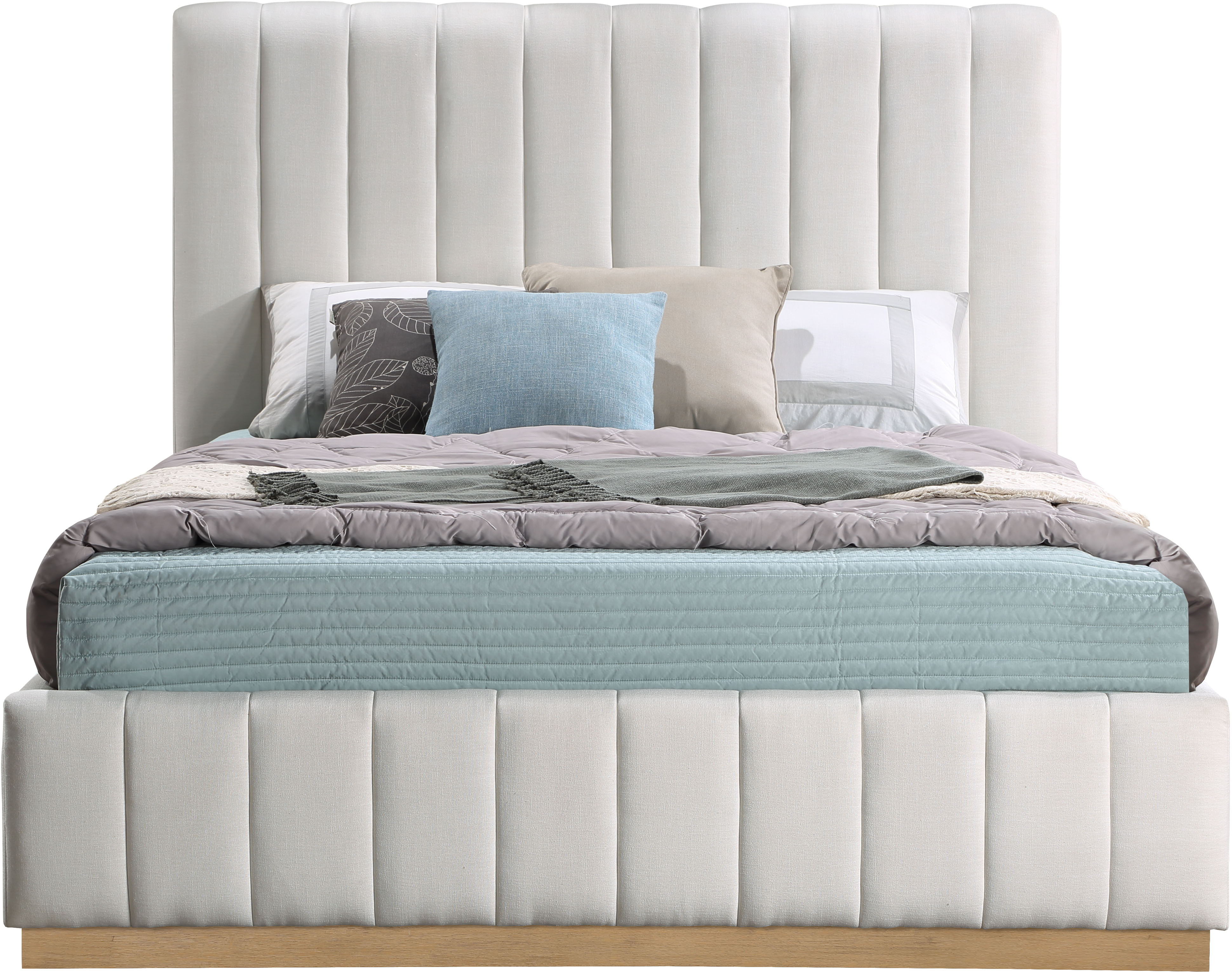 Lucia - Queen Bed - Cream