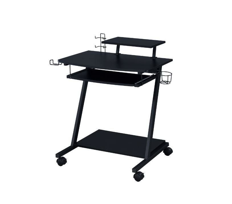 Ordrees - Gaming Desk - Black, black