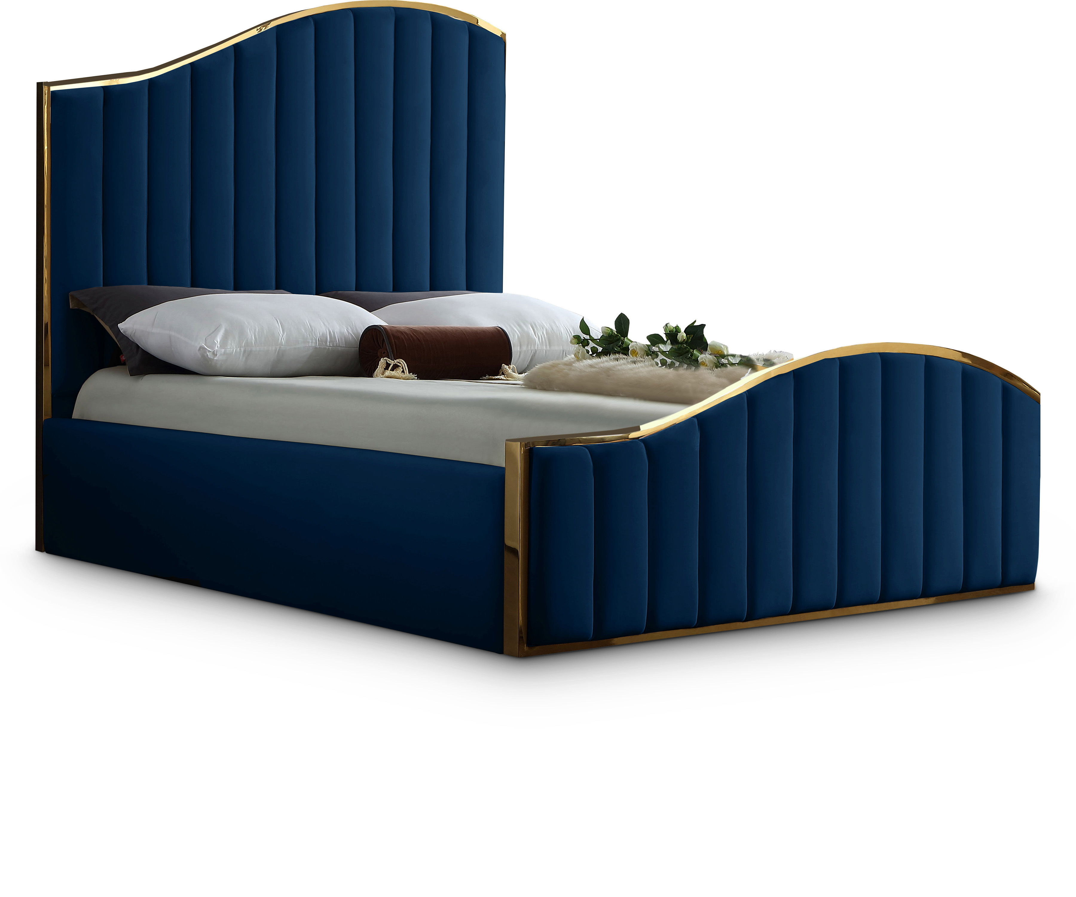 Jolie - King Bed - Navy