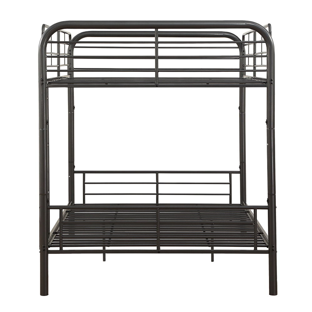 Bristol - Full Over Full Bunk Bed - Gunmetal, dark gray, view 3