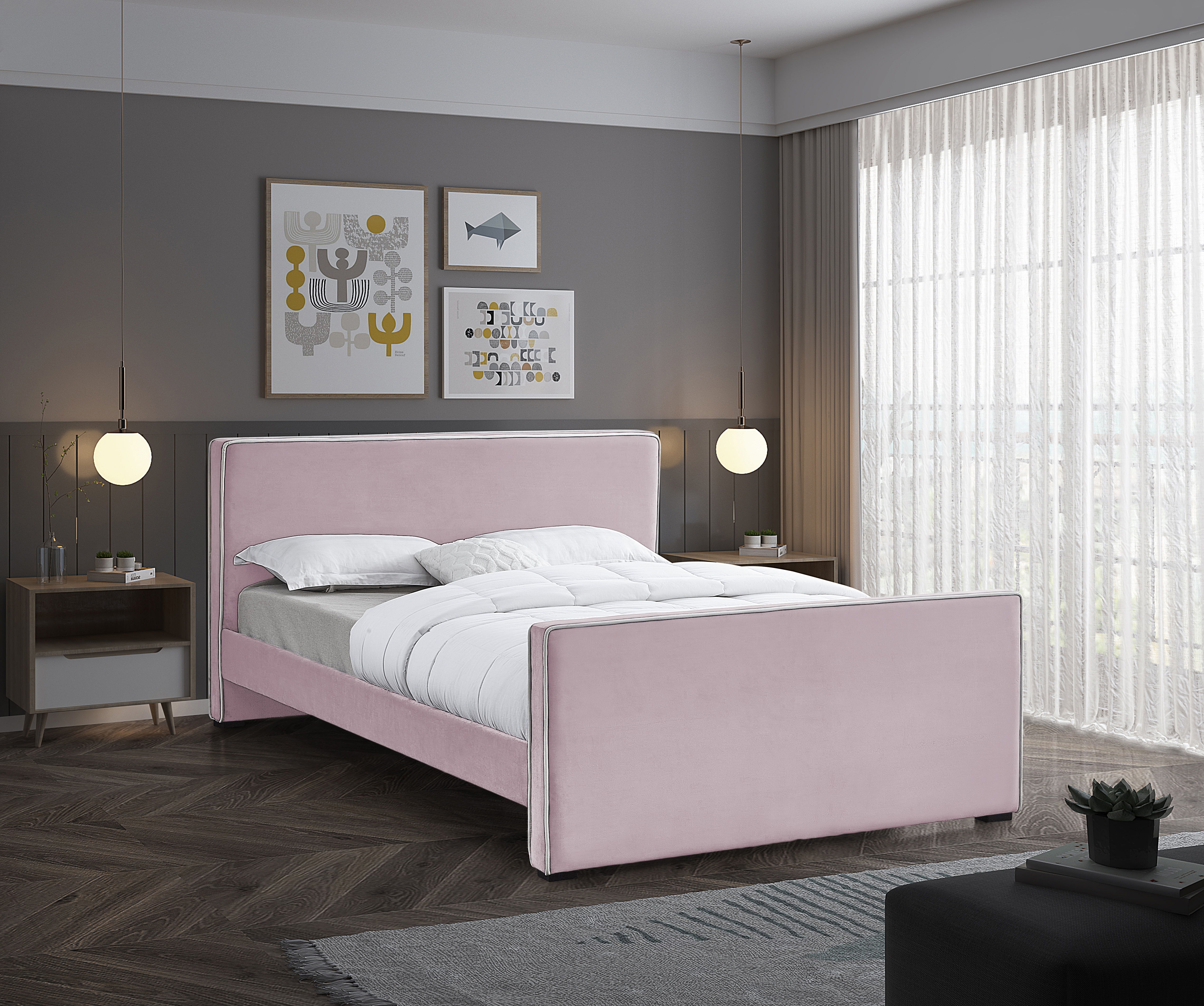 Dillard - Queen Bed - Pink