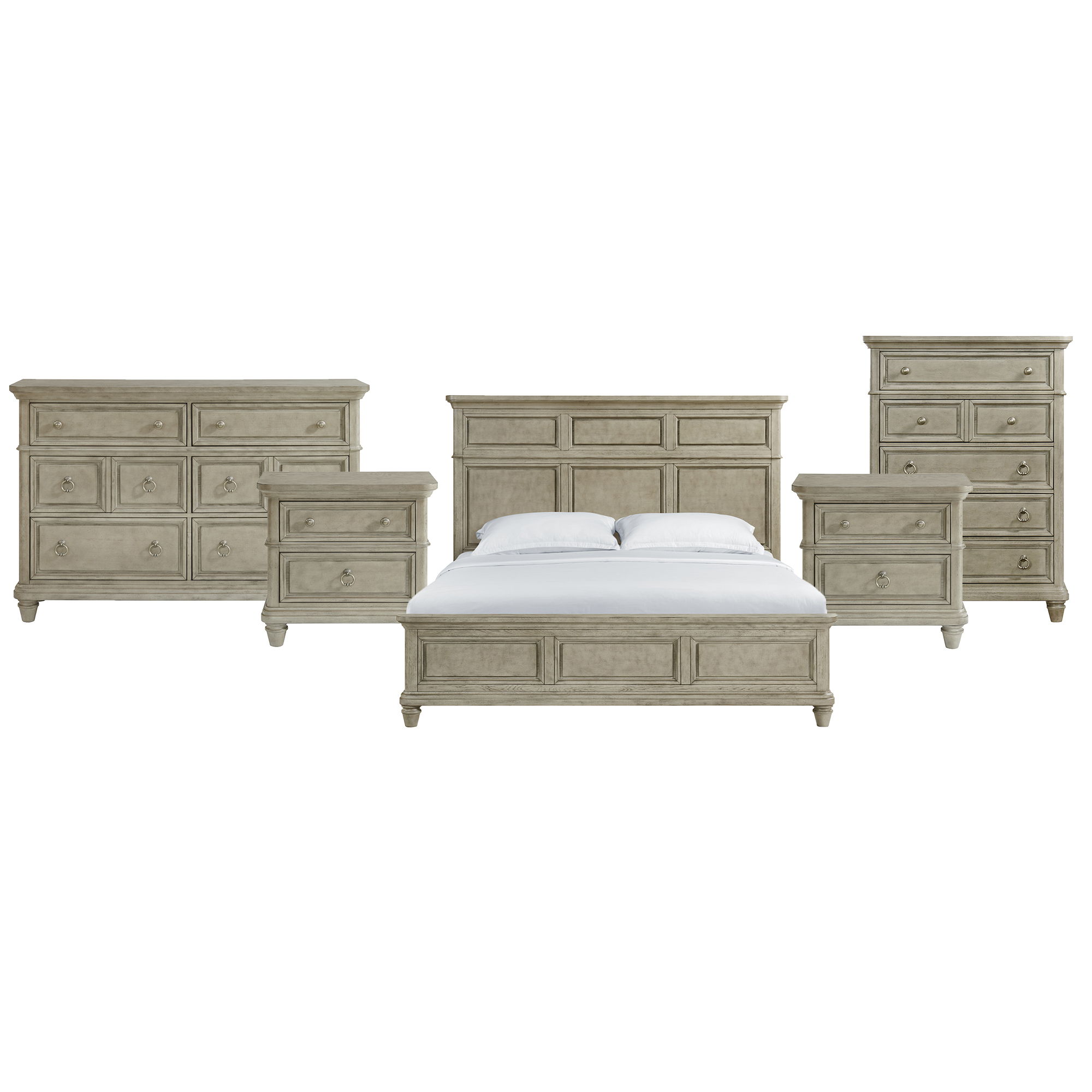 King · 5 Pc · Bedroom Set