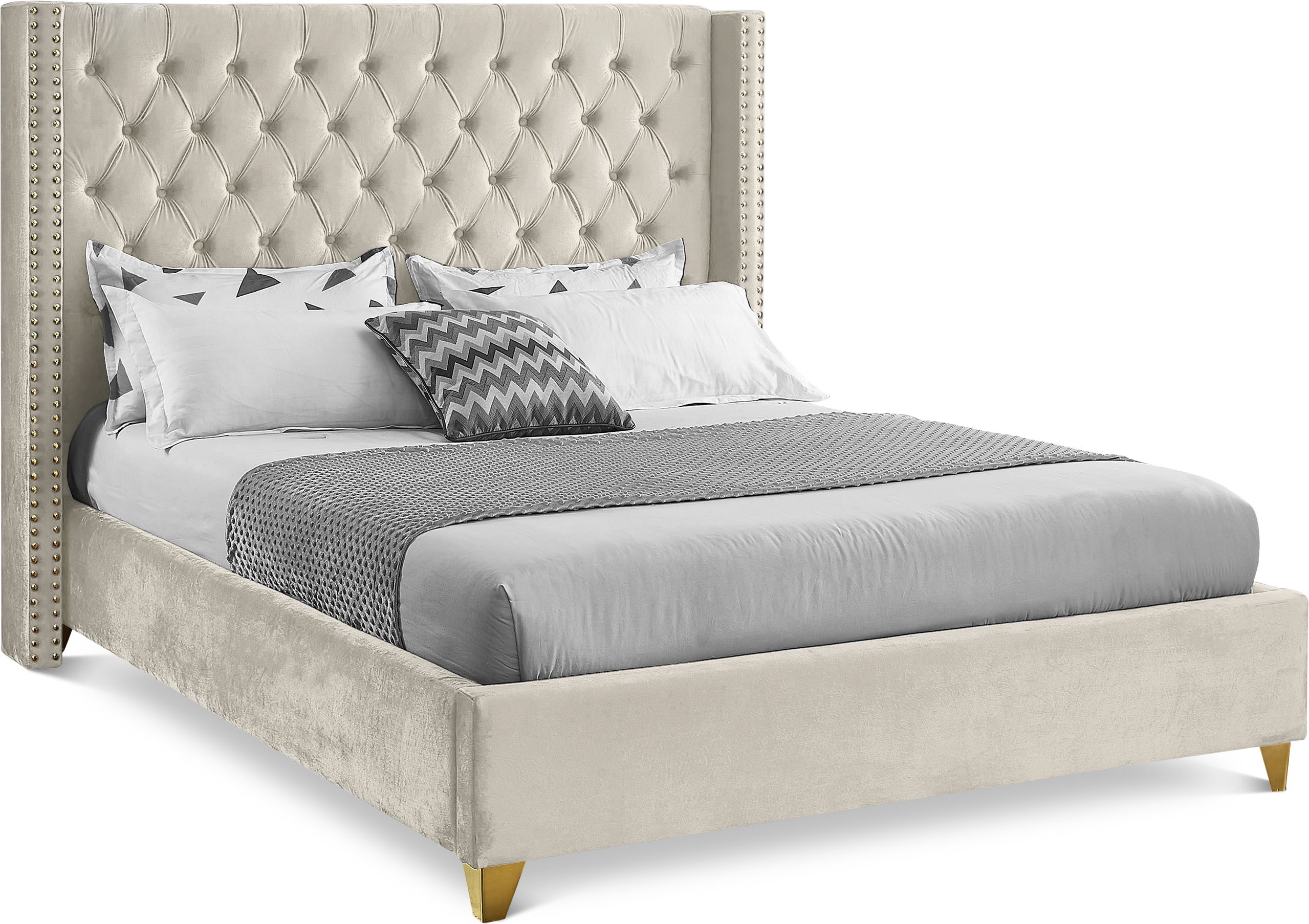 Barolo - Queen Bed - Cream