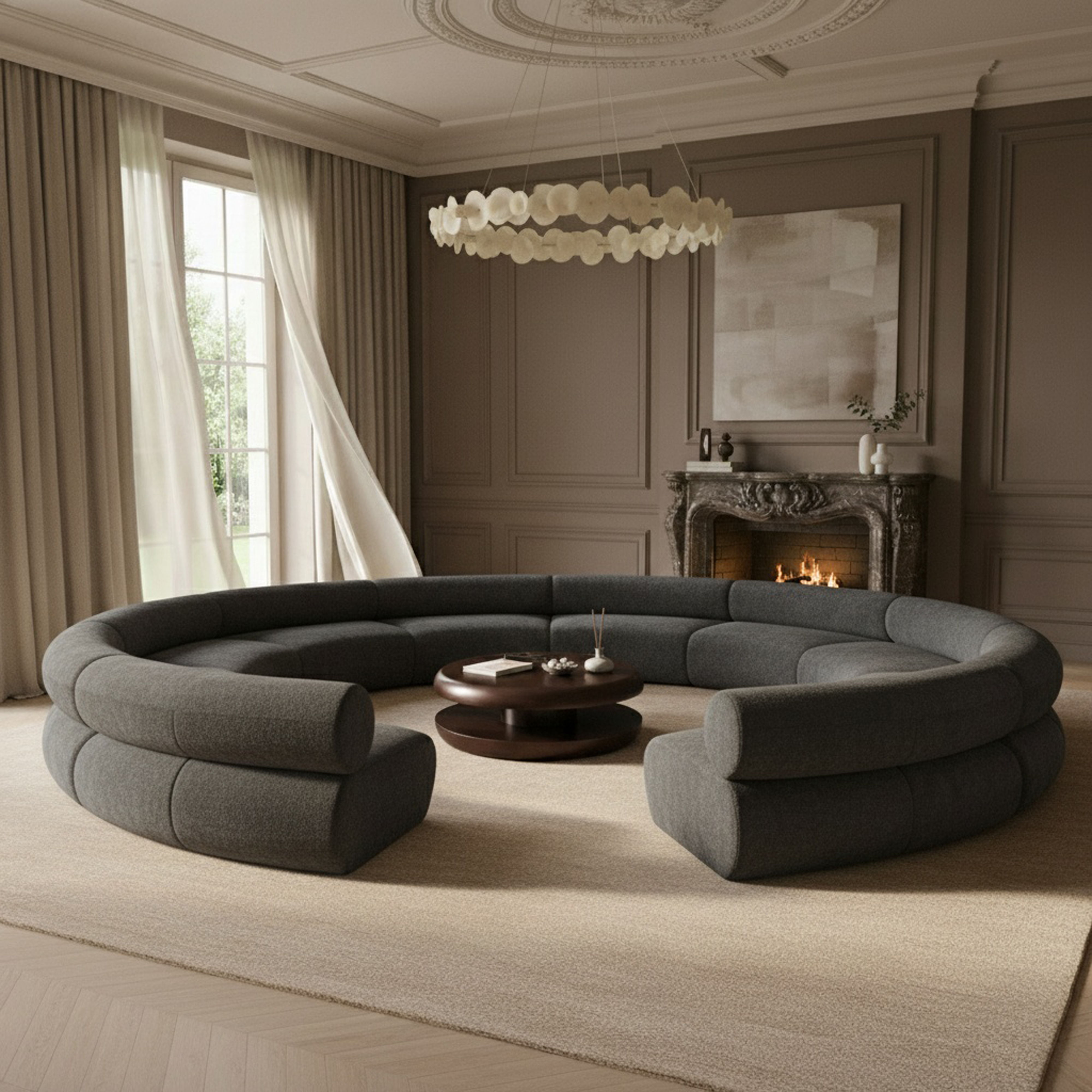 Bale - 10 Piece Modular Sofa - Gray