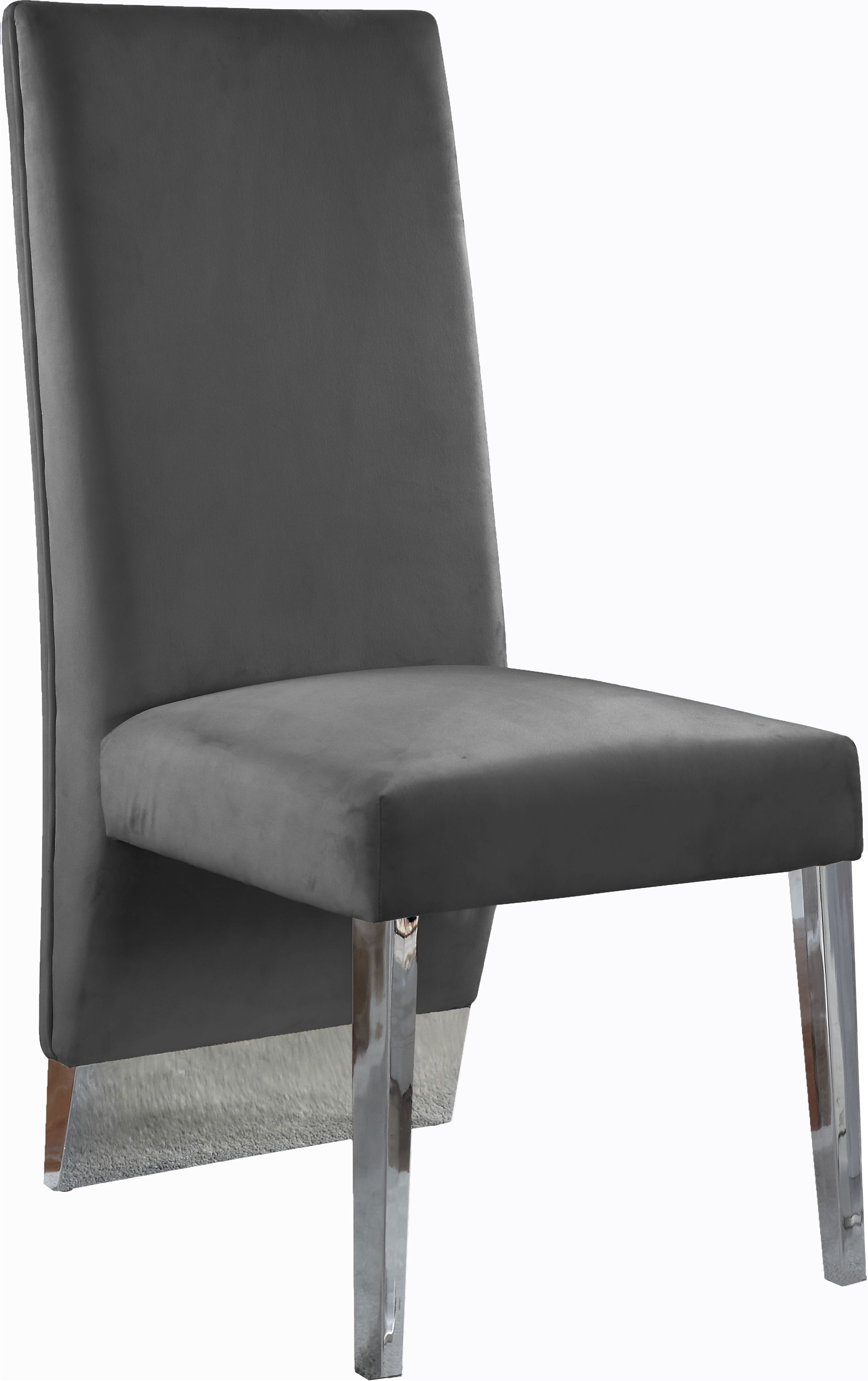 Porsha - Dining Chair (Set of 2) - Gray - Fabric