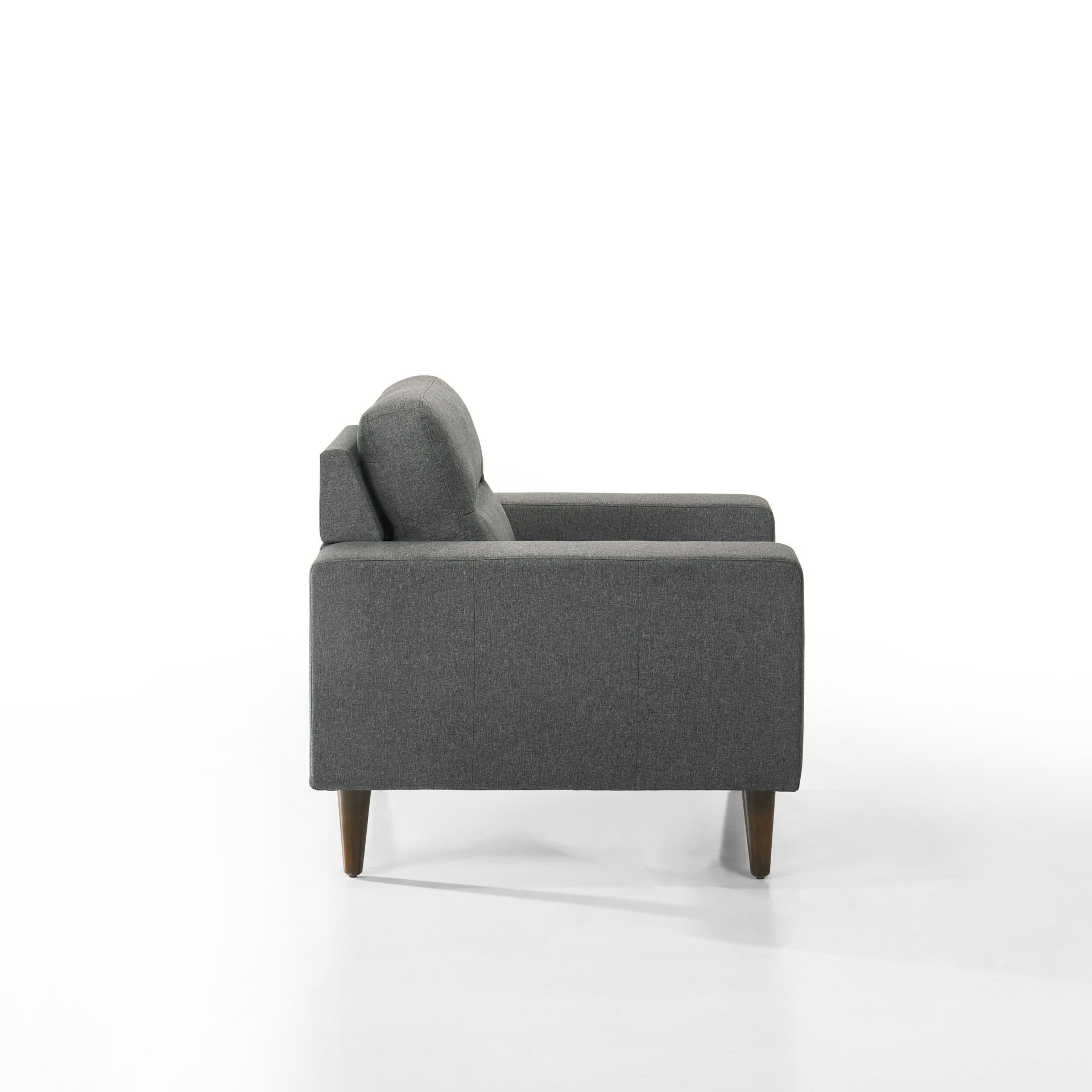Vale - Chair - Gray, dark gray, view 4