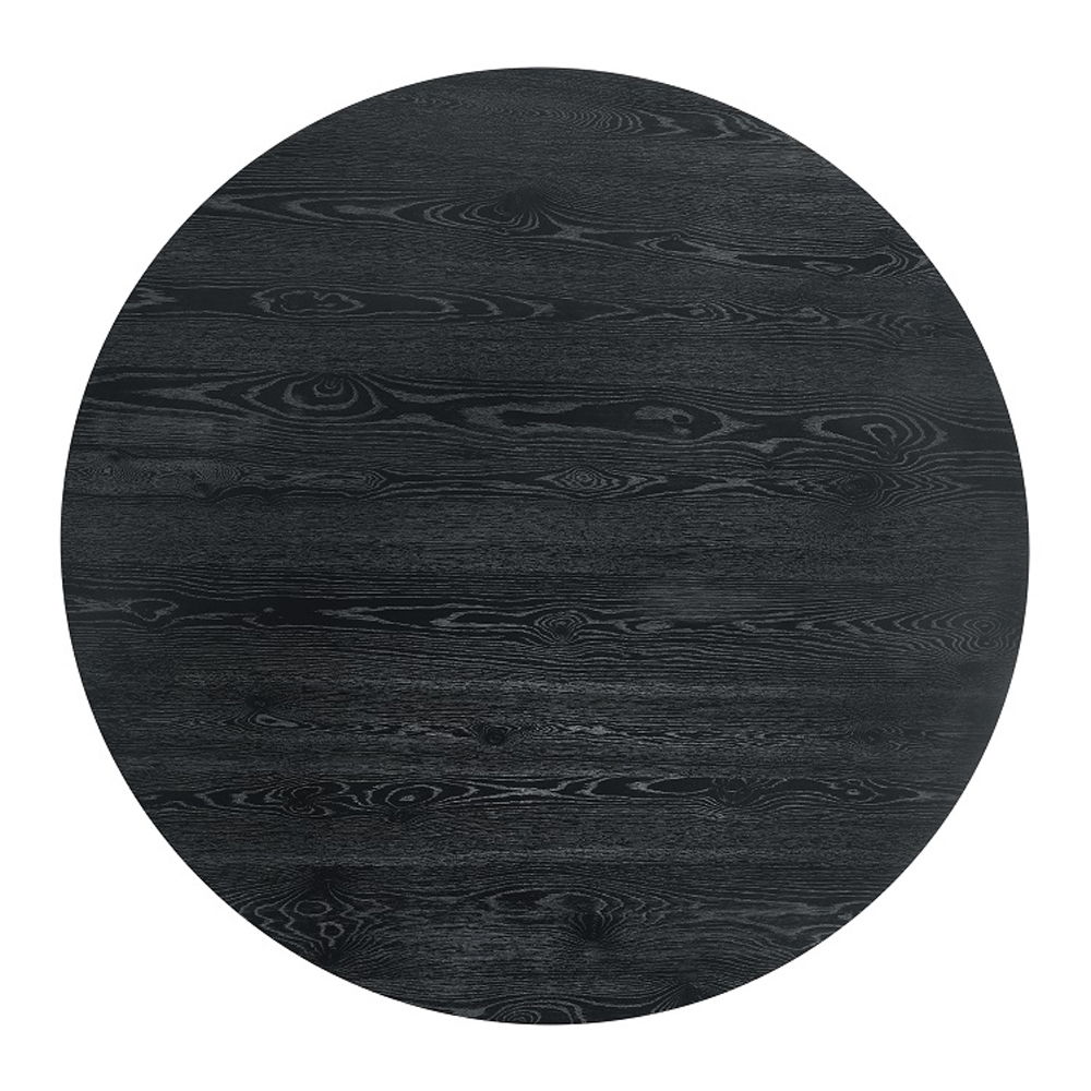 Froja - Round Dining Table - Black, black, view 4