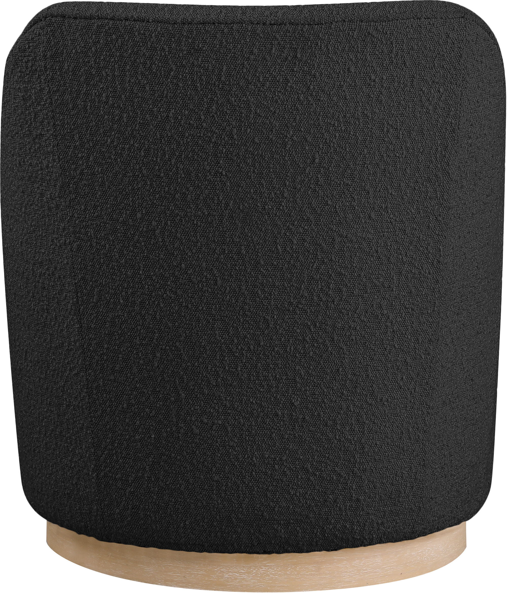 Clarita - Boucle Swivel Accent Chair - Black