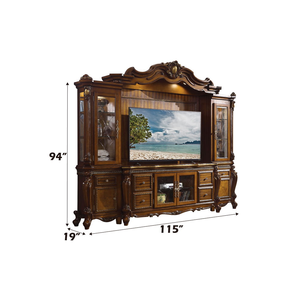 Picardy - Entertainment Center - Honey Oak, light brown, view 4