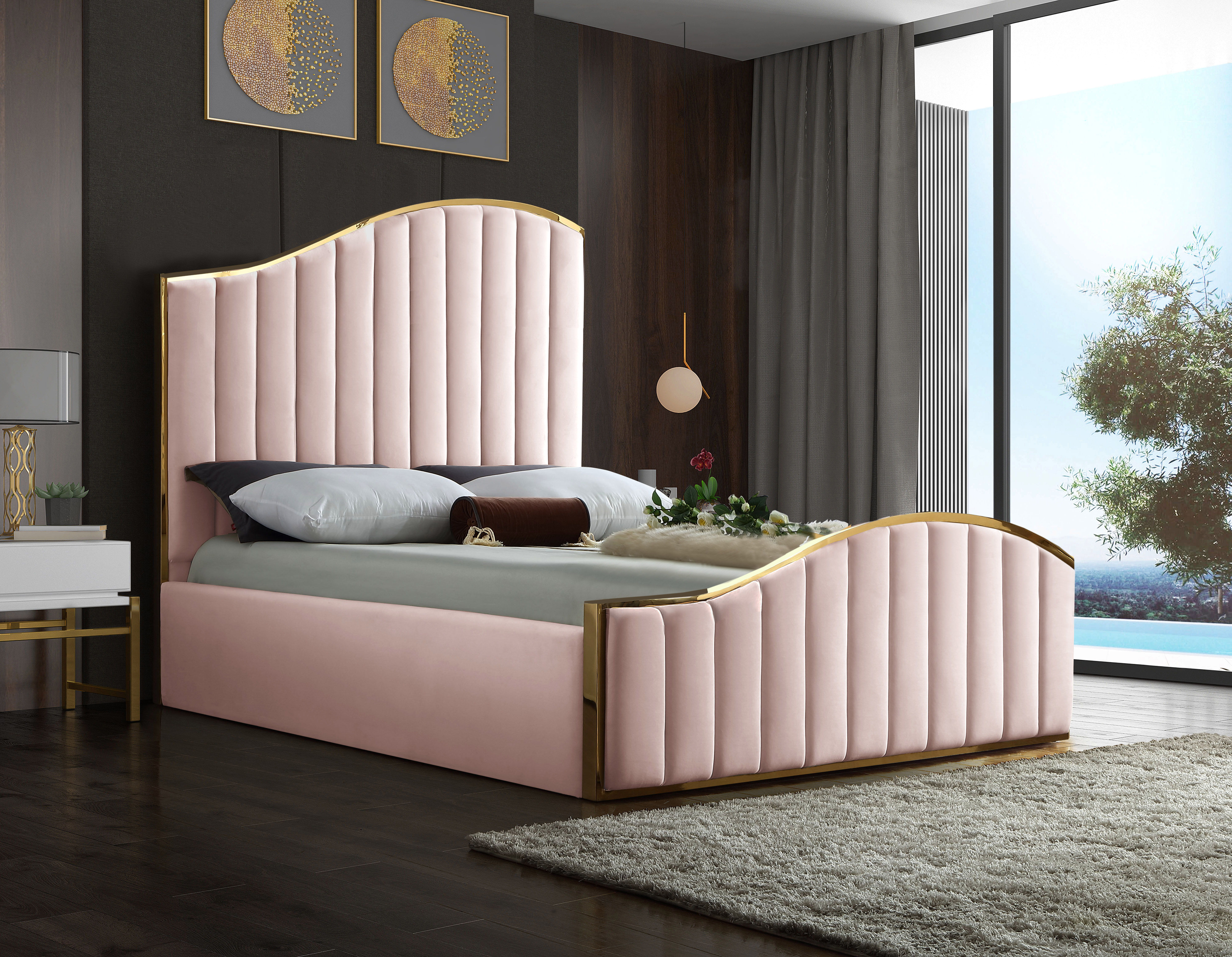 Jolie - Queen Bed - Pink