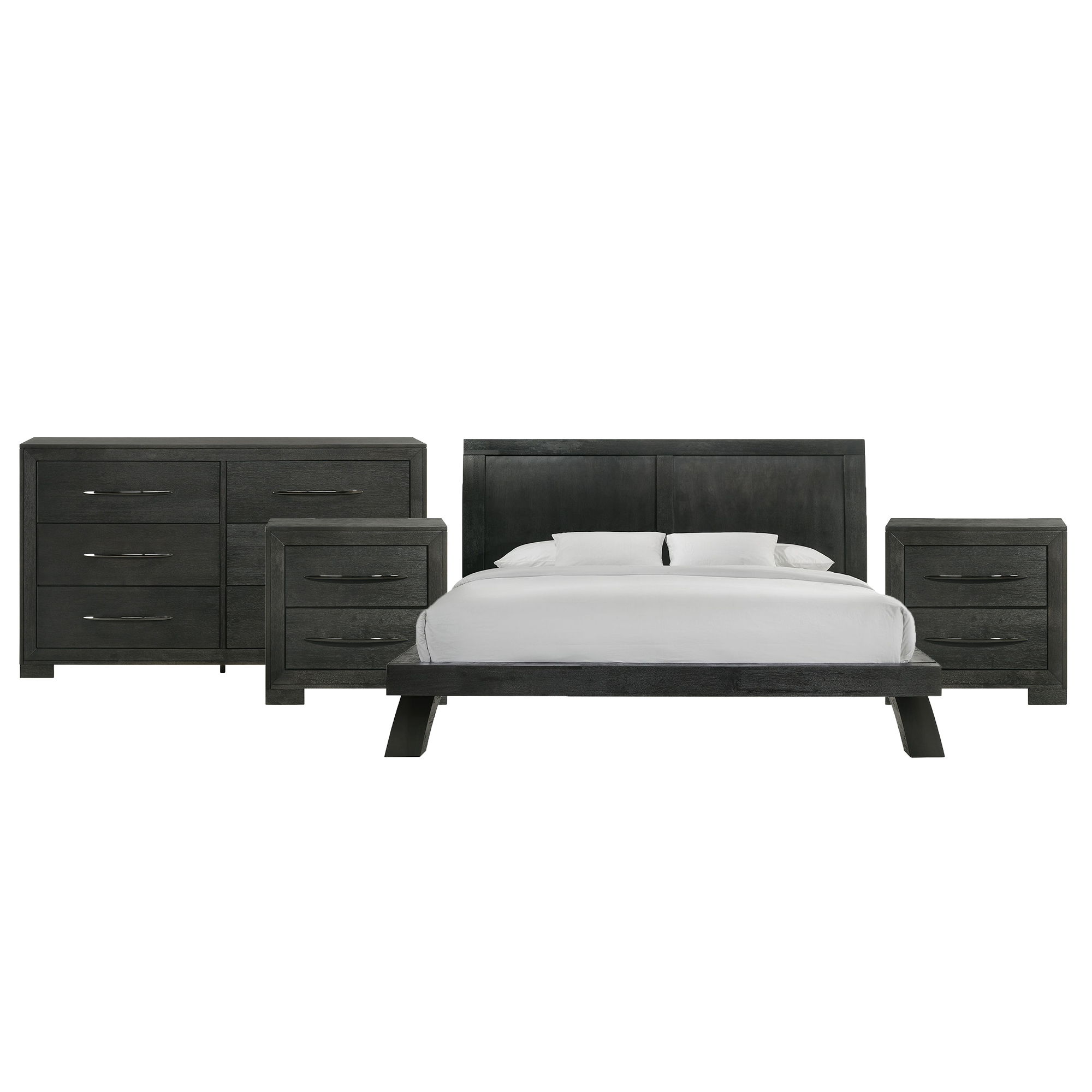 King · 4 Pc · Bedroom Set