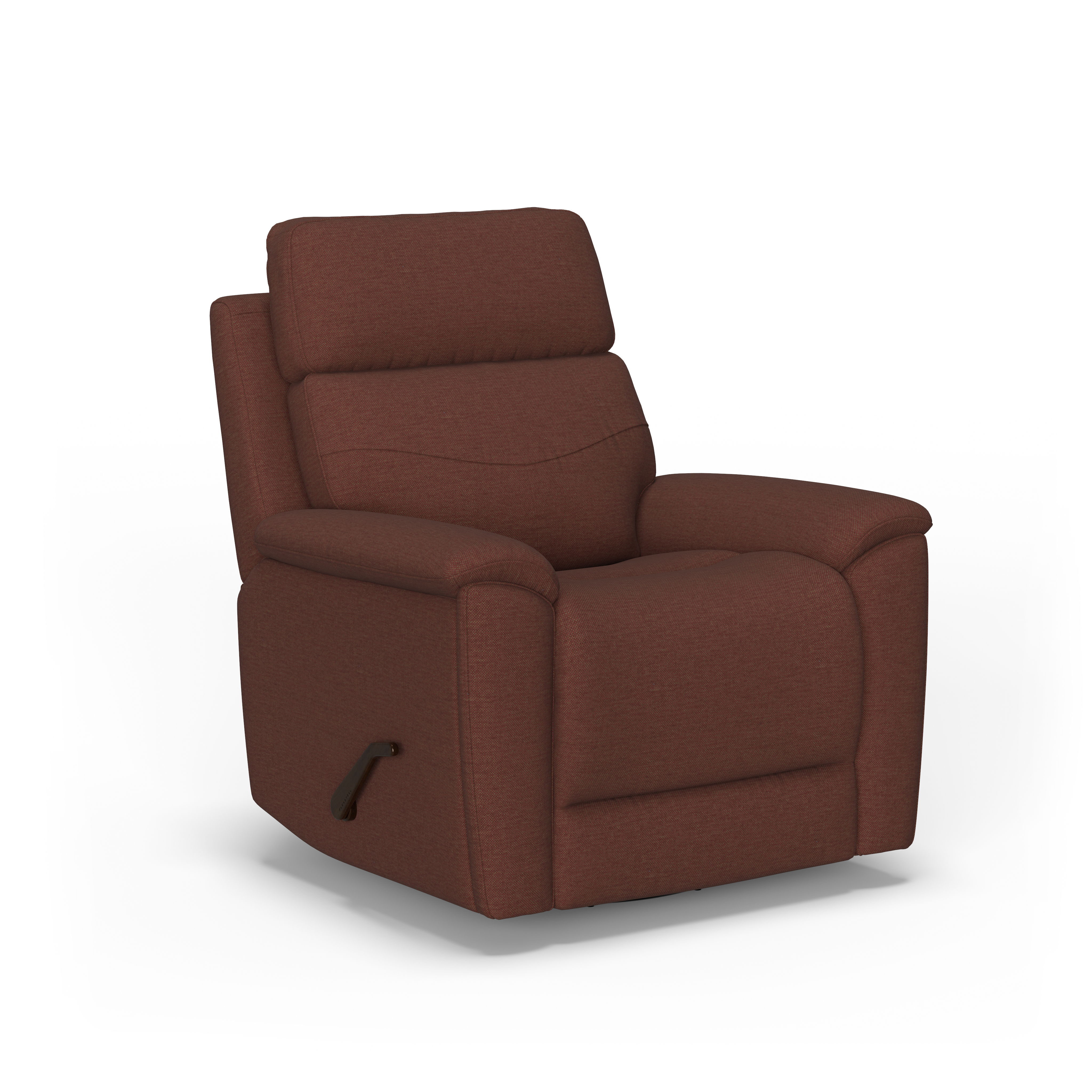 Refined - Transitional Fabric Swivel Gliding Recliner, gray, view 2