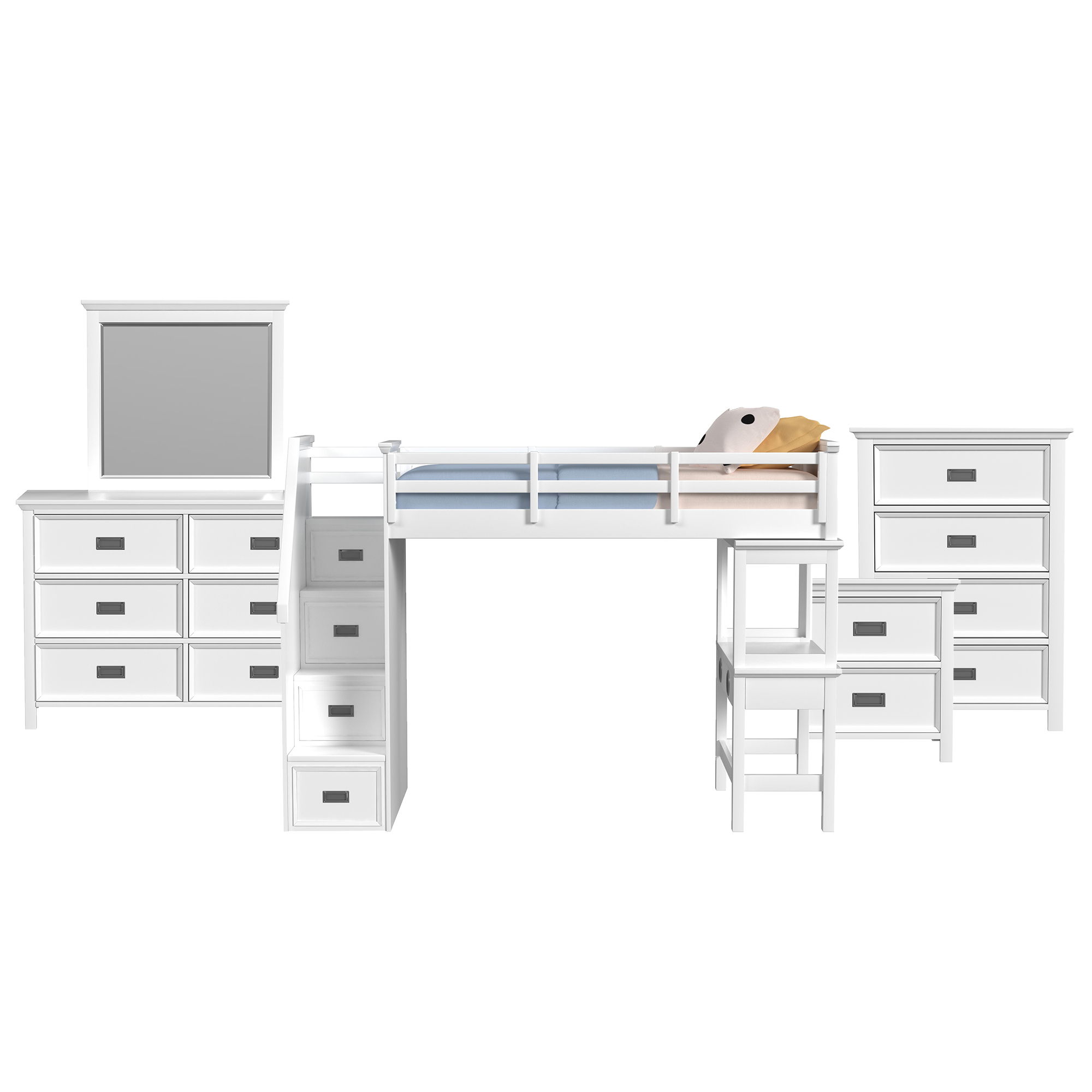 Twin · 5 Pc · Bedroom Set