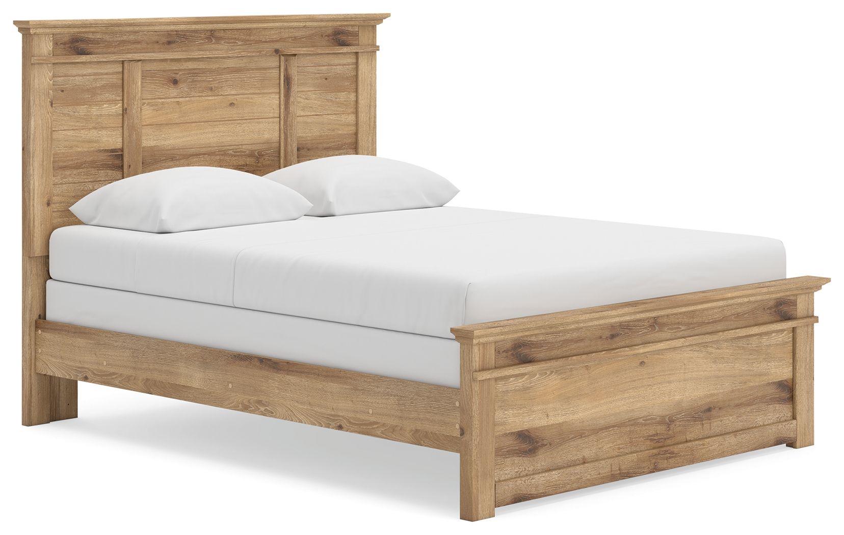 Makidern - Queen Panel Bed - Tan