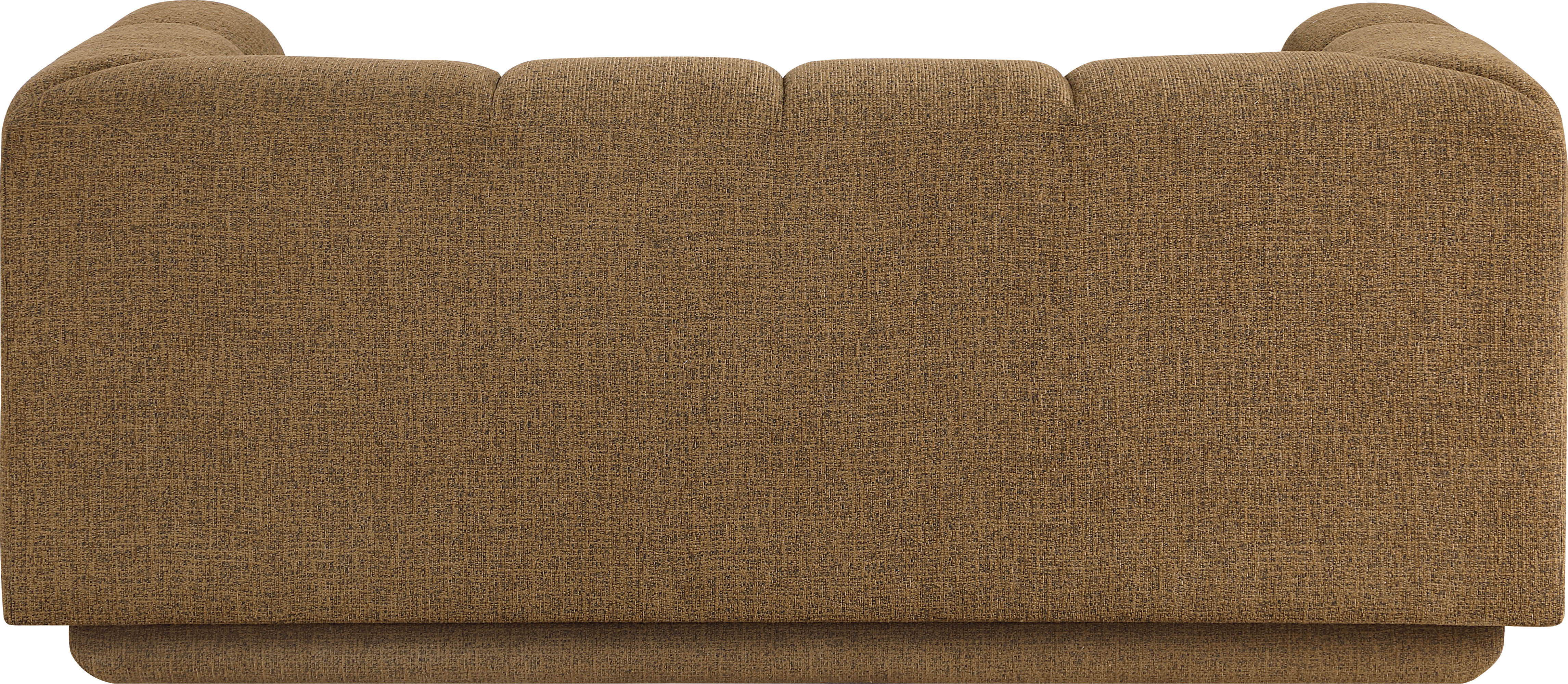 Modari - Fabric Upholstered Loveseat - Brown