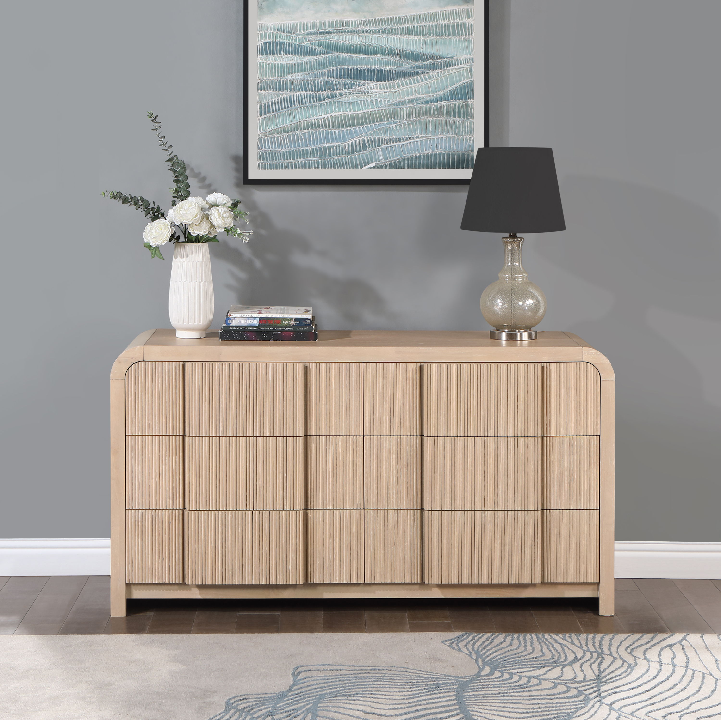 Fluted - Dresser - Natural