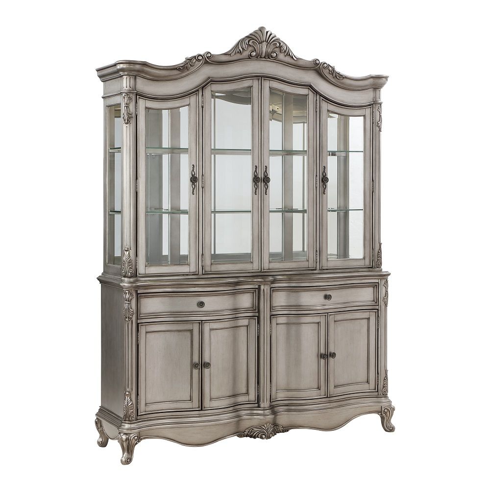 Ariadne - Hutch & Buffet - Antique Platinum, silver, view 7